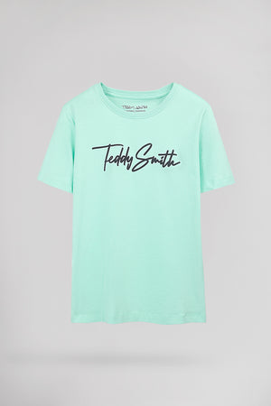 T-shirt T-EVAN MC JR VERT MENTHE