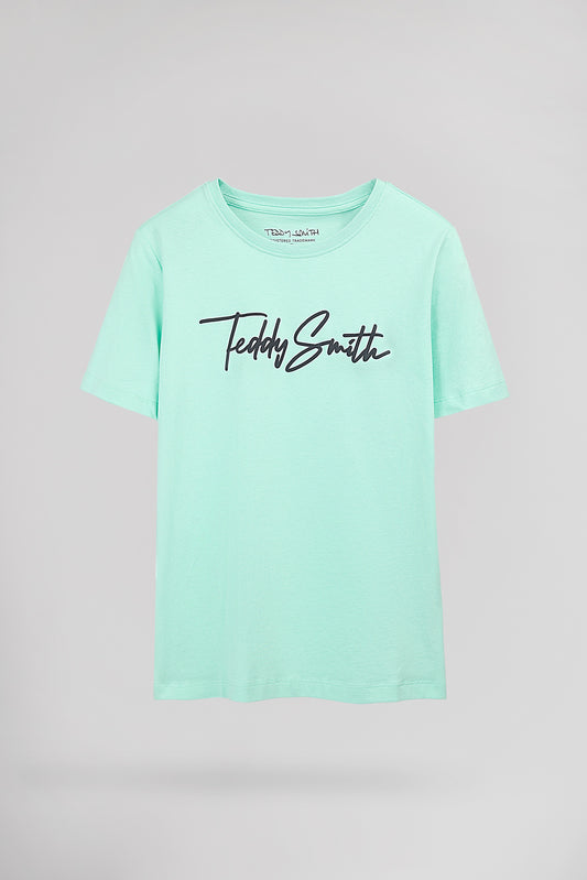 Achat T-shirt T-EVAN MC JR VERT MENTHE