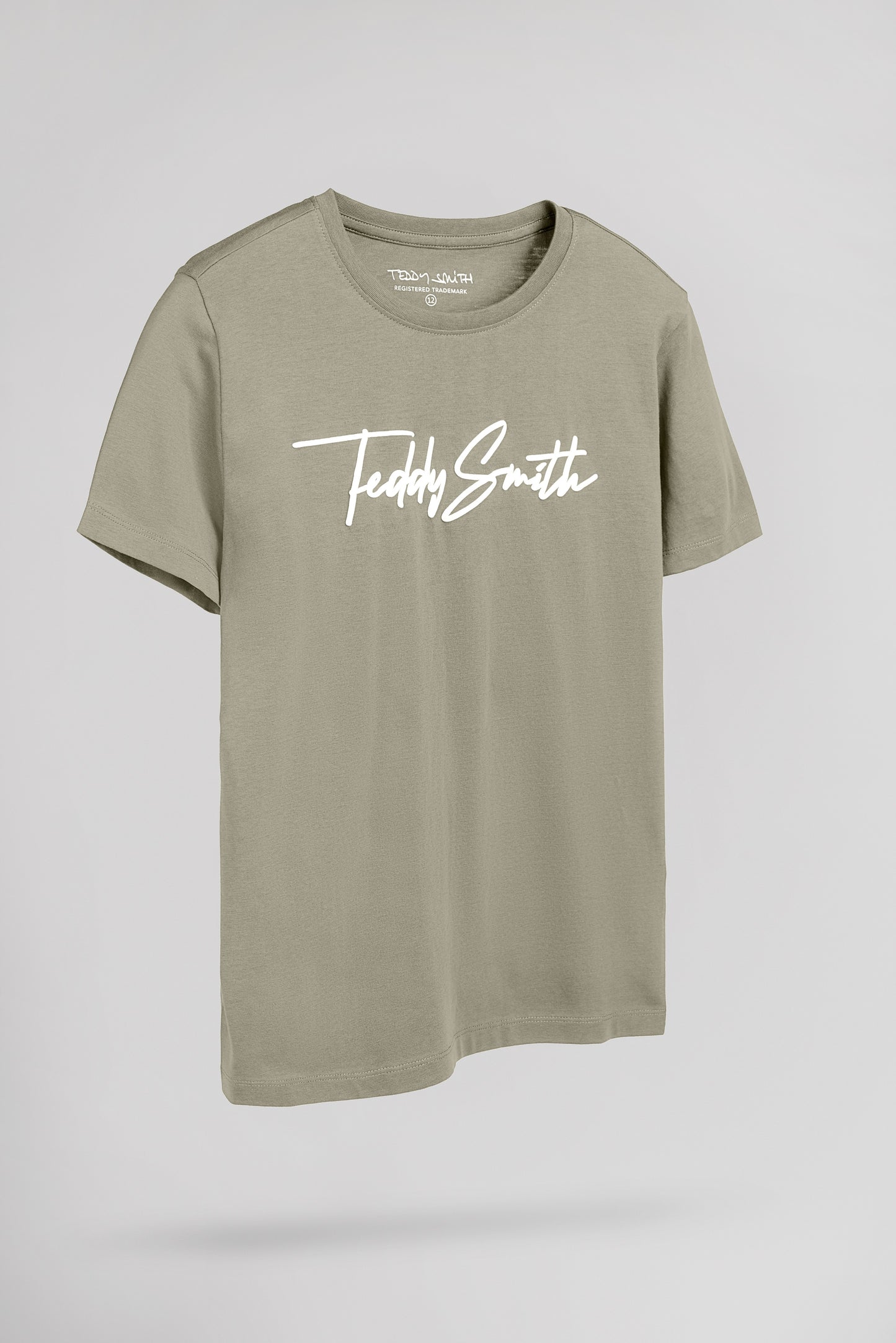 T-shirt T-EVAN MC JR BLEACH KAKI - Teddy Smith