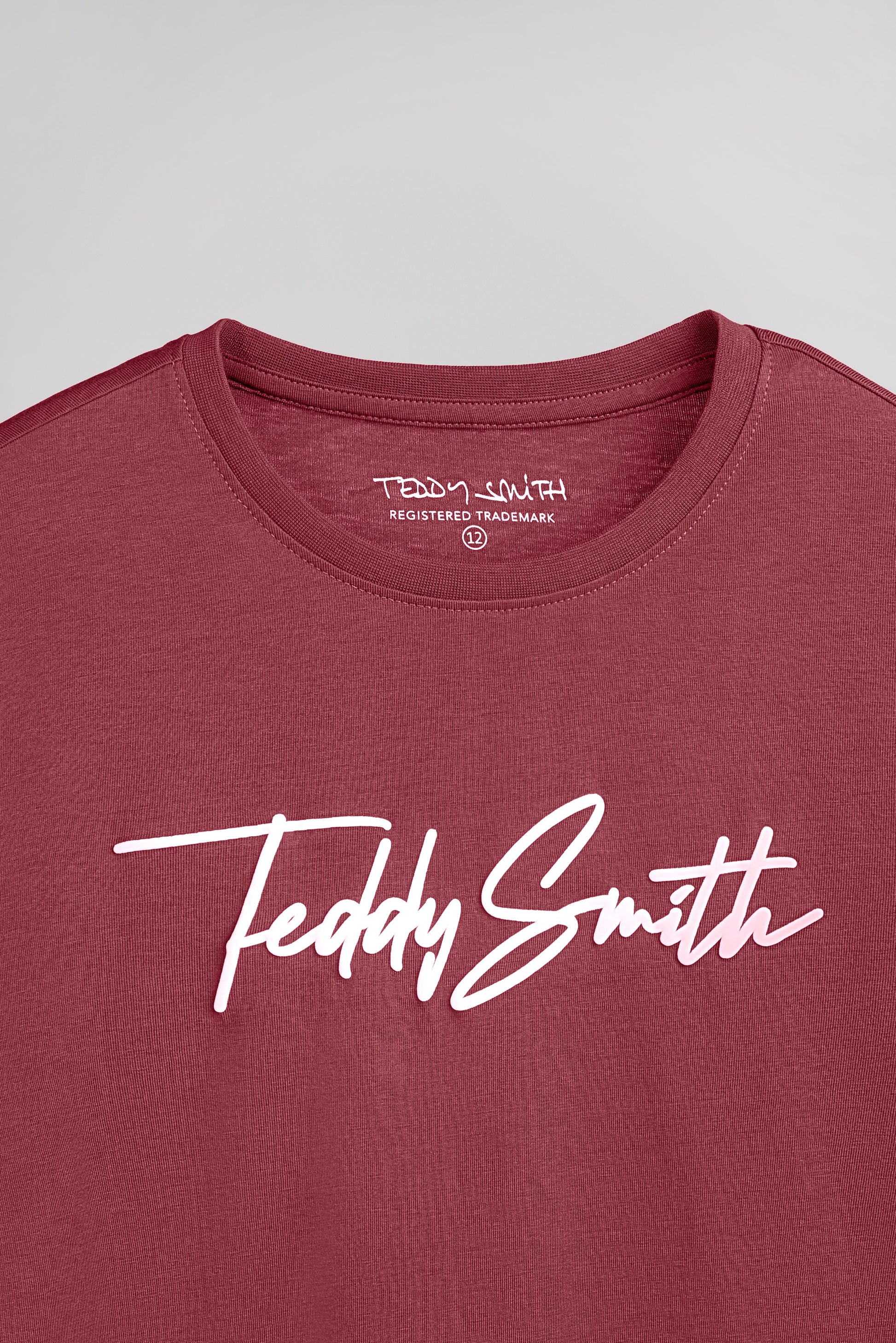 T-shirt T-EVAN MC JR FRAMBOISE FONCE - Teddy Smith
