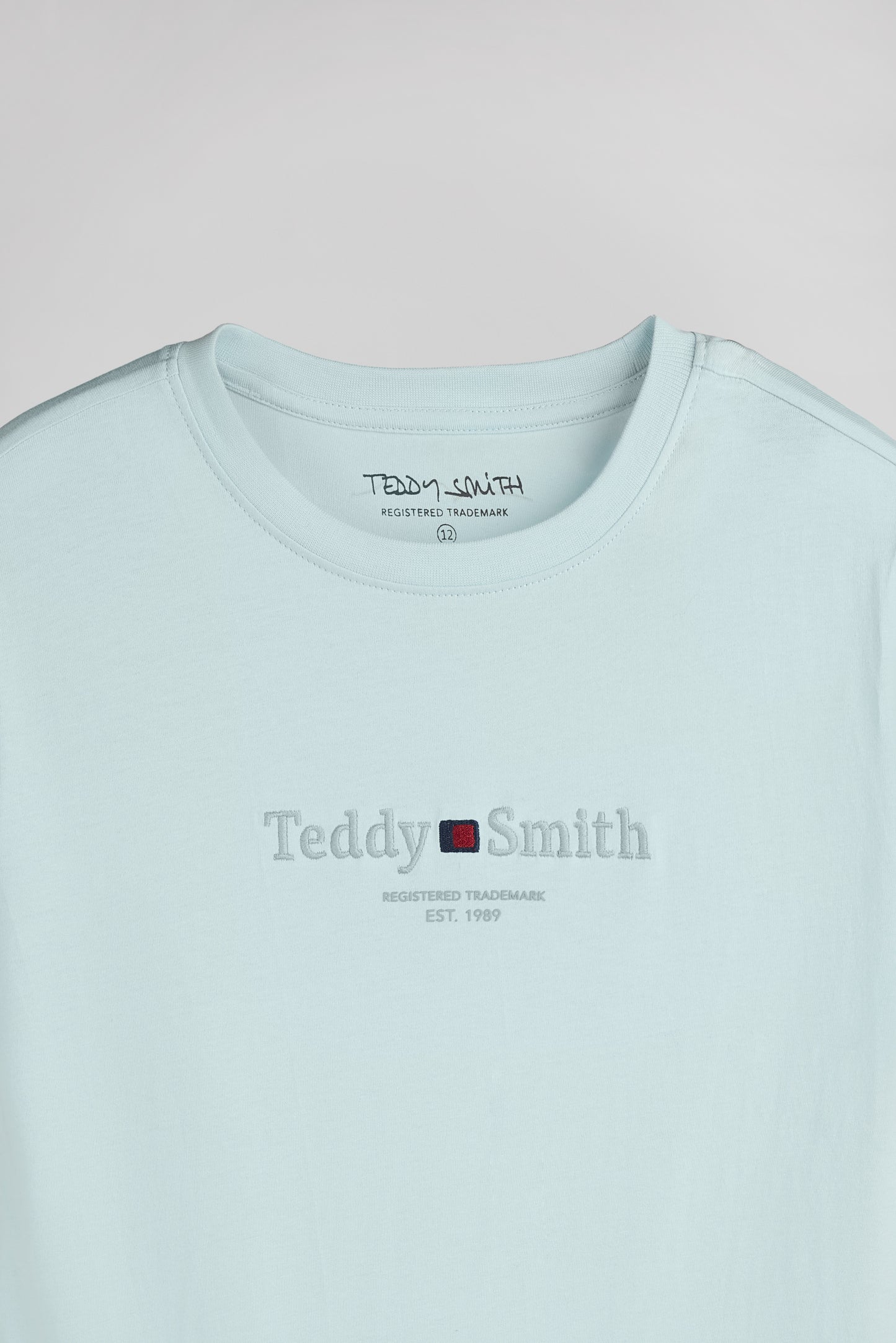 T-shirt col rond T-JIM MC JR BLEACH MENTHOL - Teddy Smith