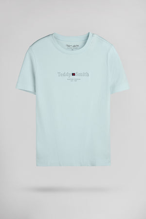 T-shirt col rond T-JIM MC JR BLEACH MENTHOL - Teddy Smith