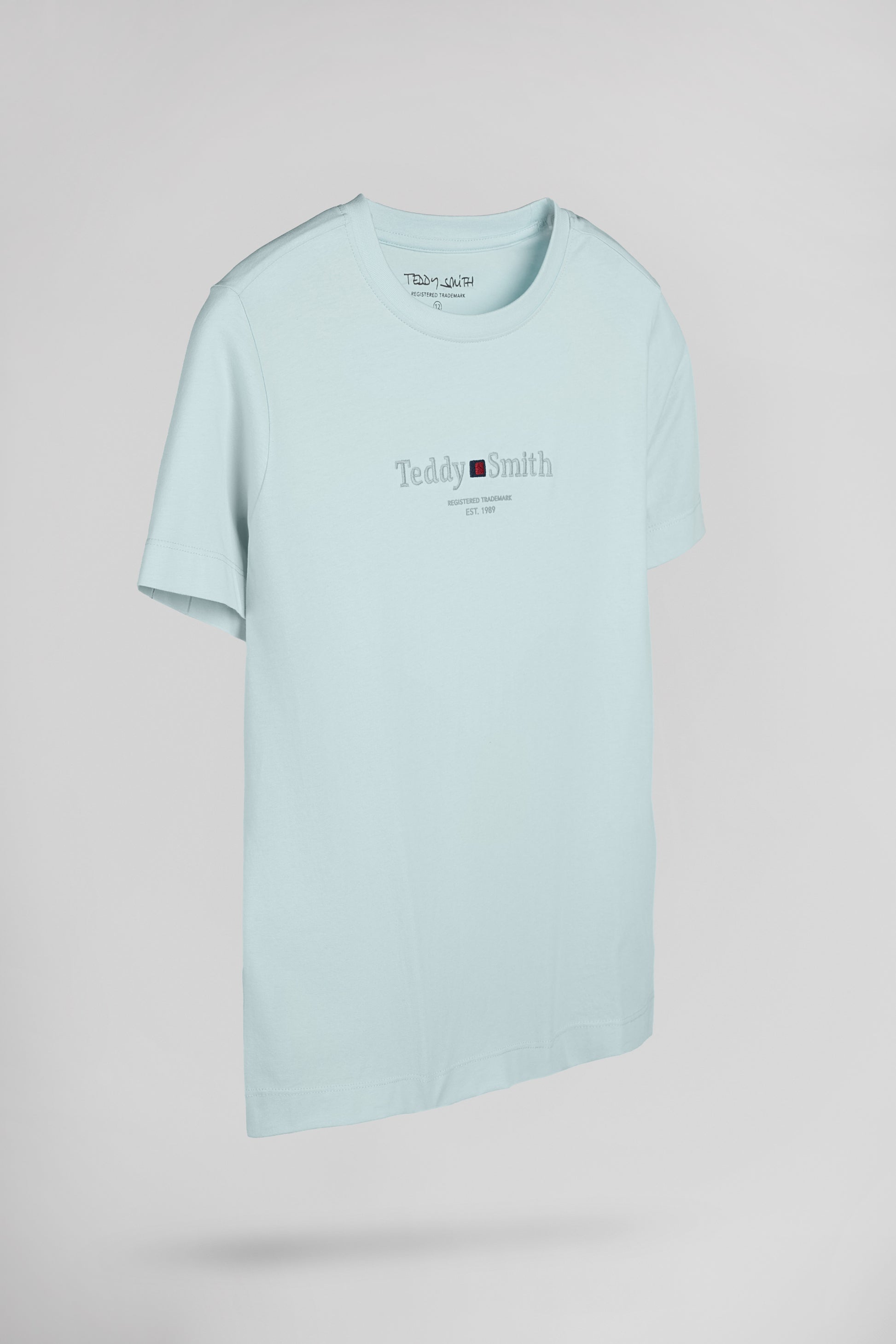 T-shirt col rond T-JIM MC JR BLEACH MENTHOL - Teddy Smith
