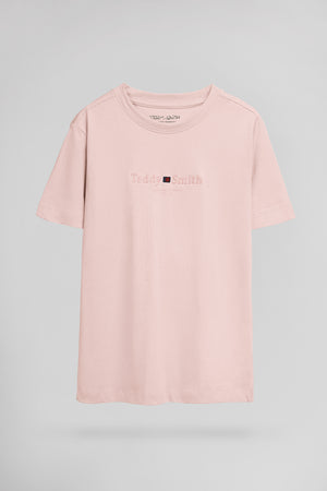T-shirt col rond T-JIM MC JR ROSE PASTEL - Teddy Smith