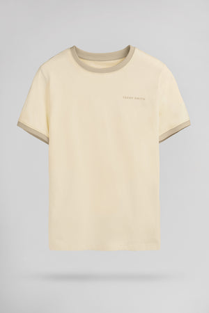 T-shirt col rond THE TEE 2 R MC JR NATUREL - Teddy Smith