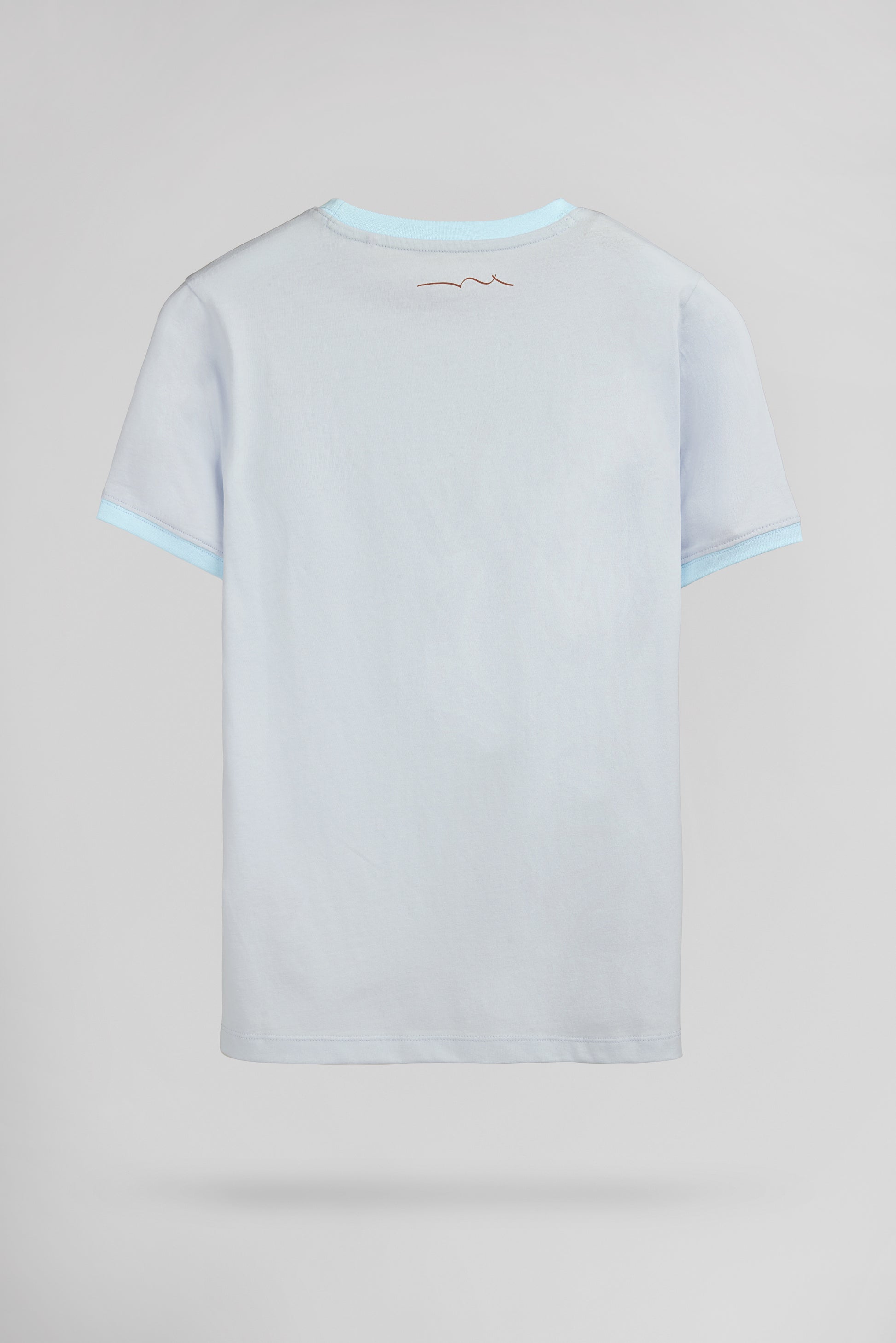 T-shirt col rond THE TEE 2 R MC JR PASTEL BLUE - Teddy Smith