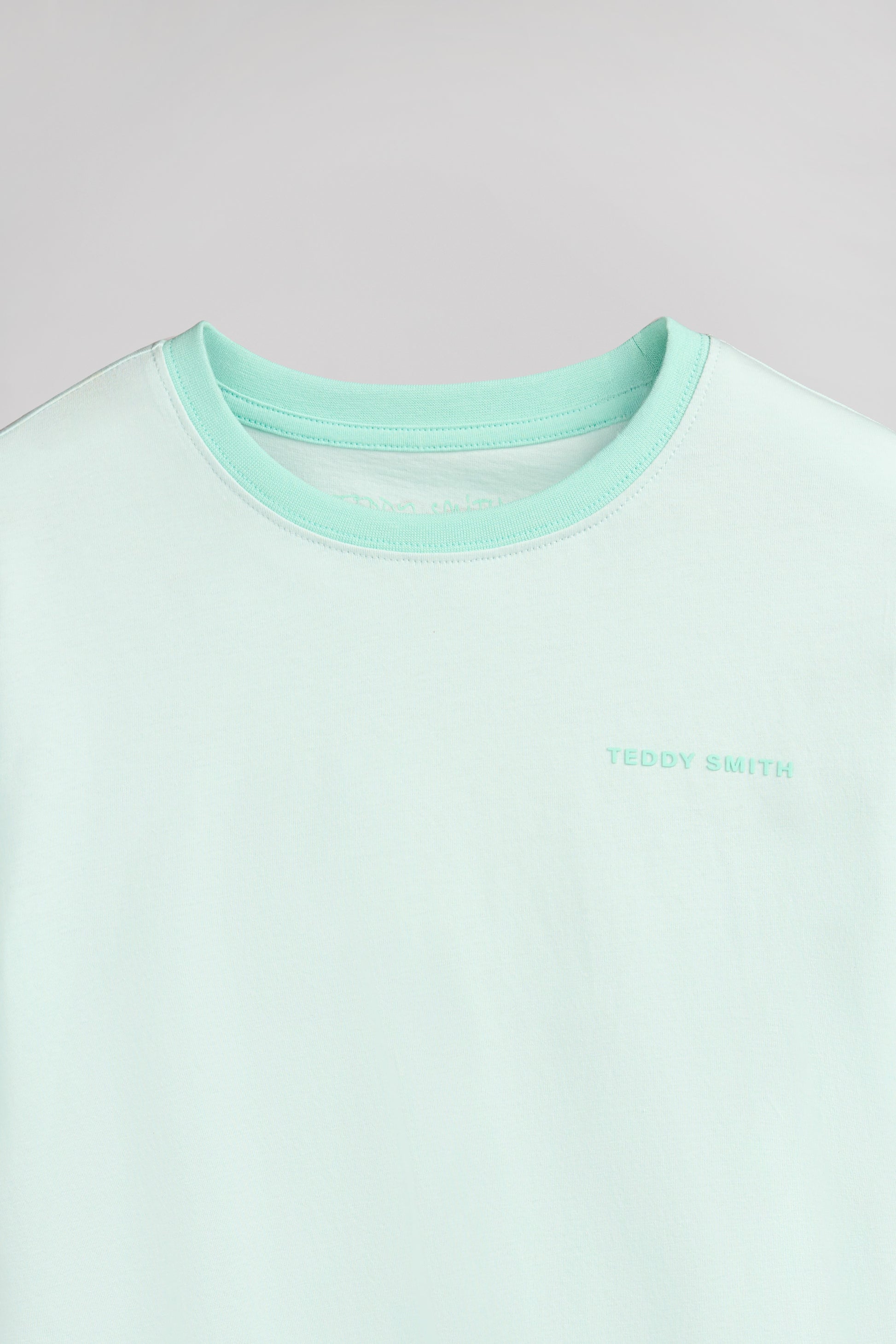 T-shirt THE-TEE 2 R MC BLEACH MENTHOL - Teddy Smith