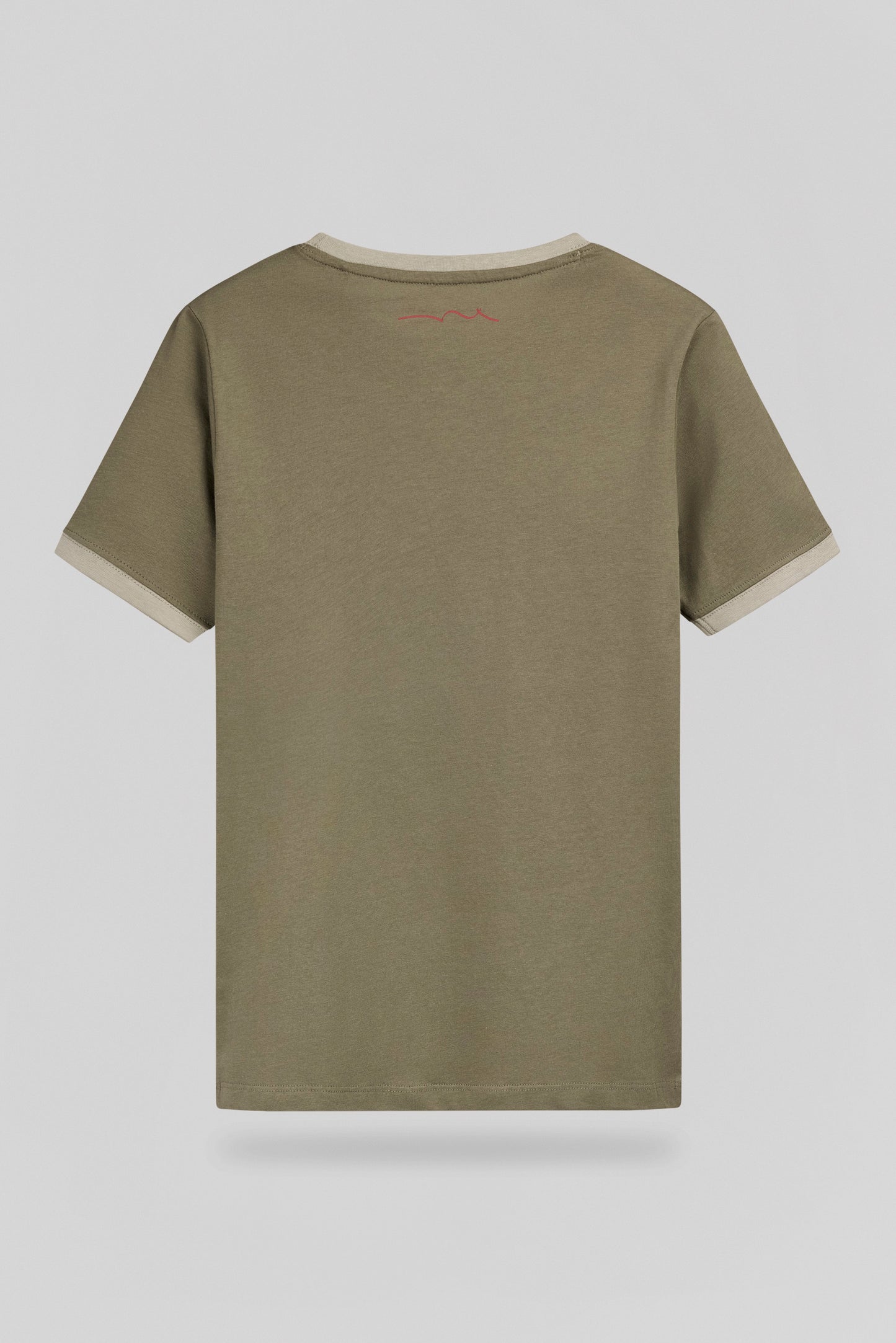 T-shirt col rond THE TEE 2 R MC JR DUSTY KAKI - Teddy Smith
