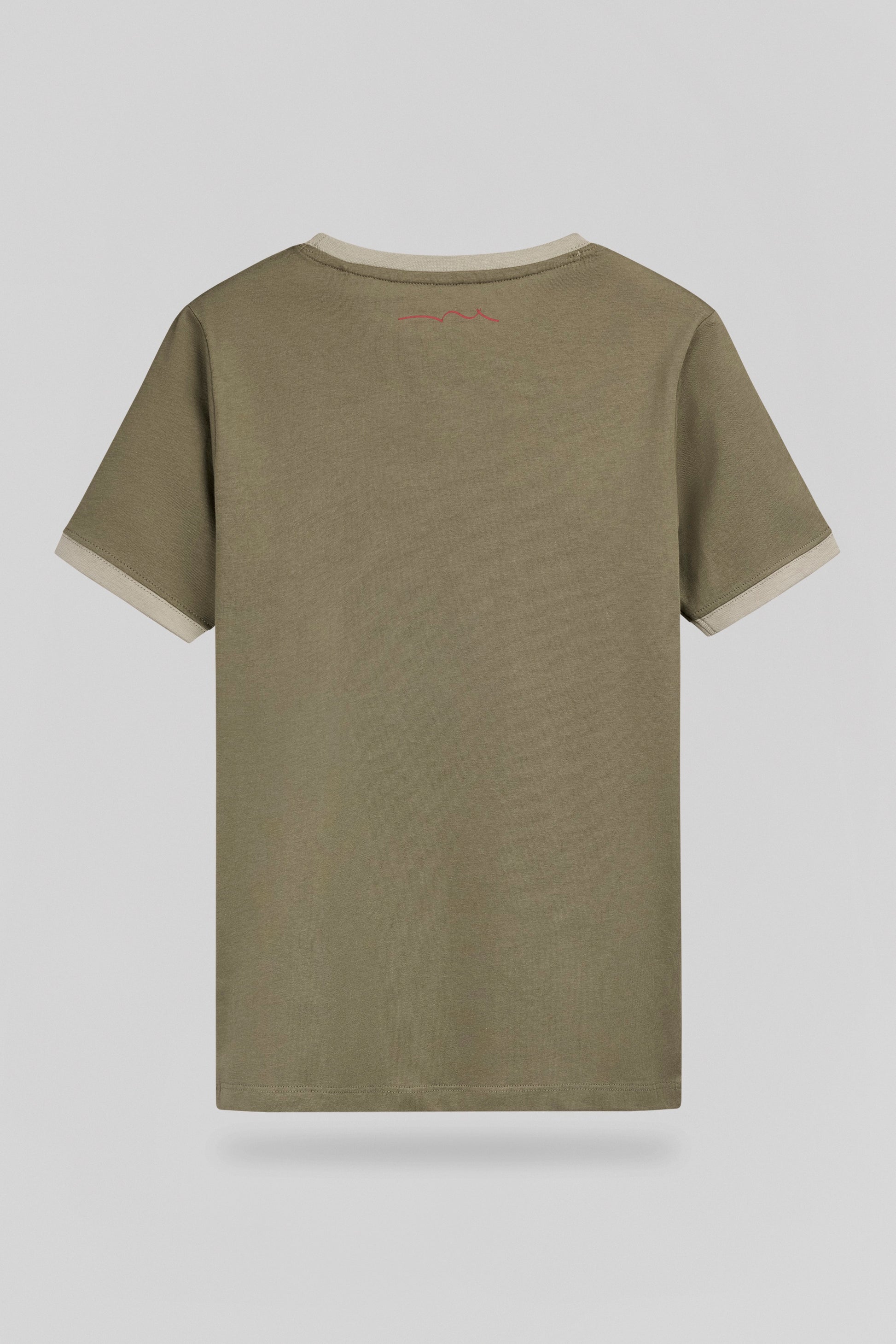 T-shirt col rond THE TEE 2 R MC JR DUSTY KAKI - Teddy Smith