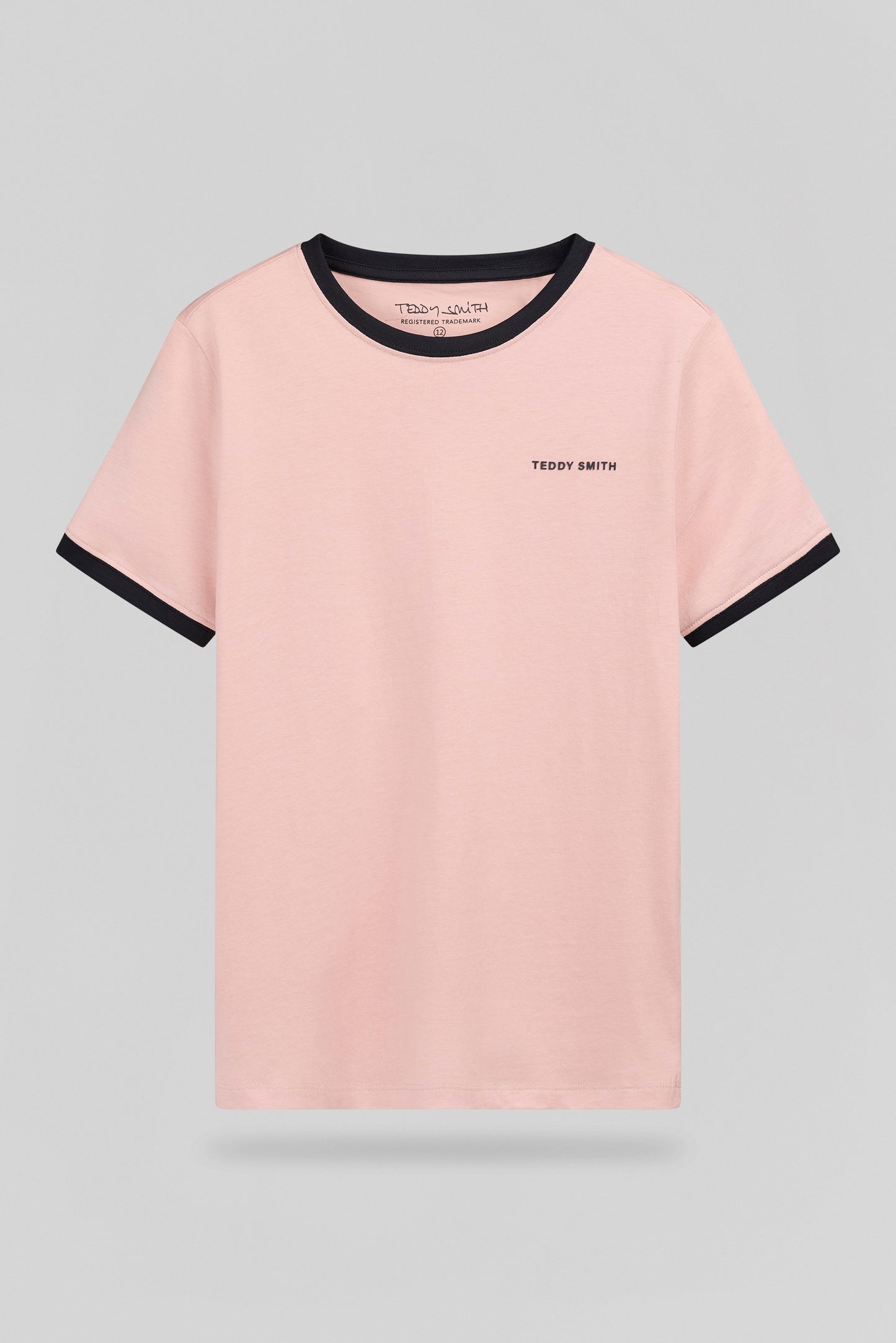 T-shirt col rond THE TEE 2 R MC JR ROSE PASTEL - Teddy Smith