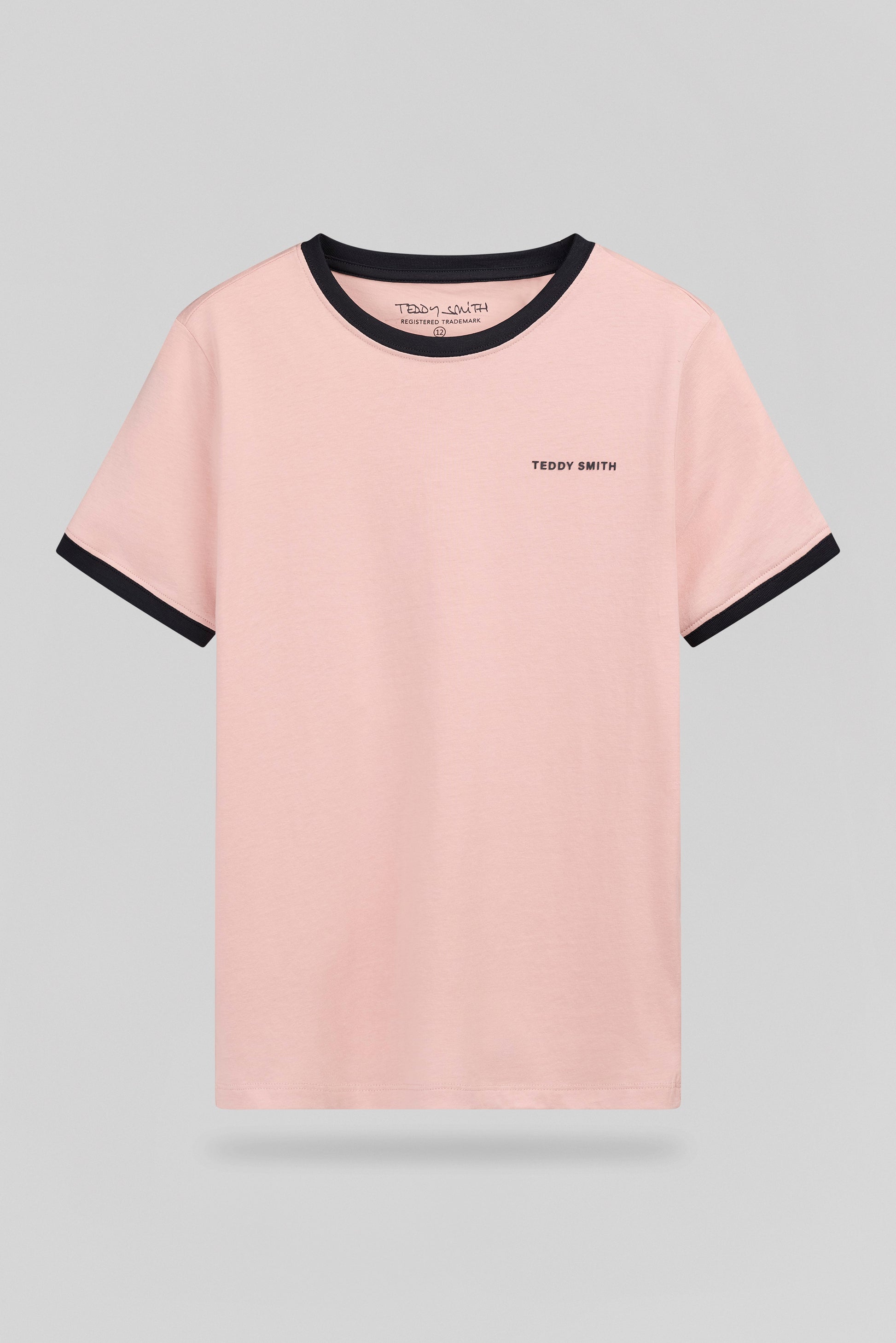 T-shirt col rond THE TEE 2 R MC JR ROSE PASTEL - Teddy Smith