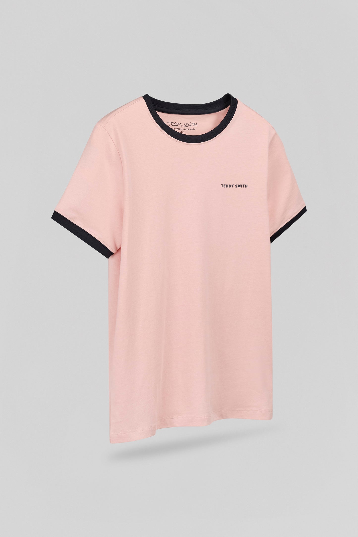 T-shirt col rond THE TEE 2 R MC JR ROSE PASTEL - Teddy Smith