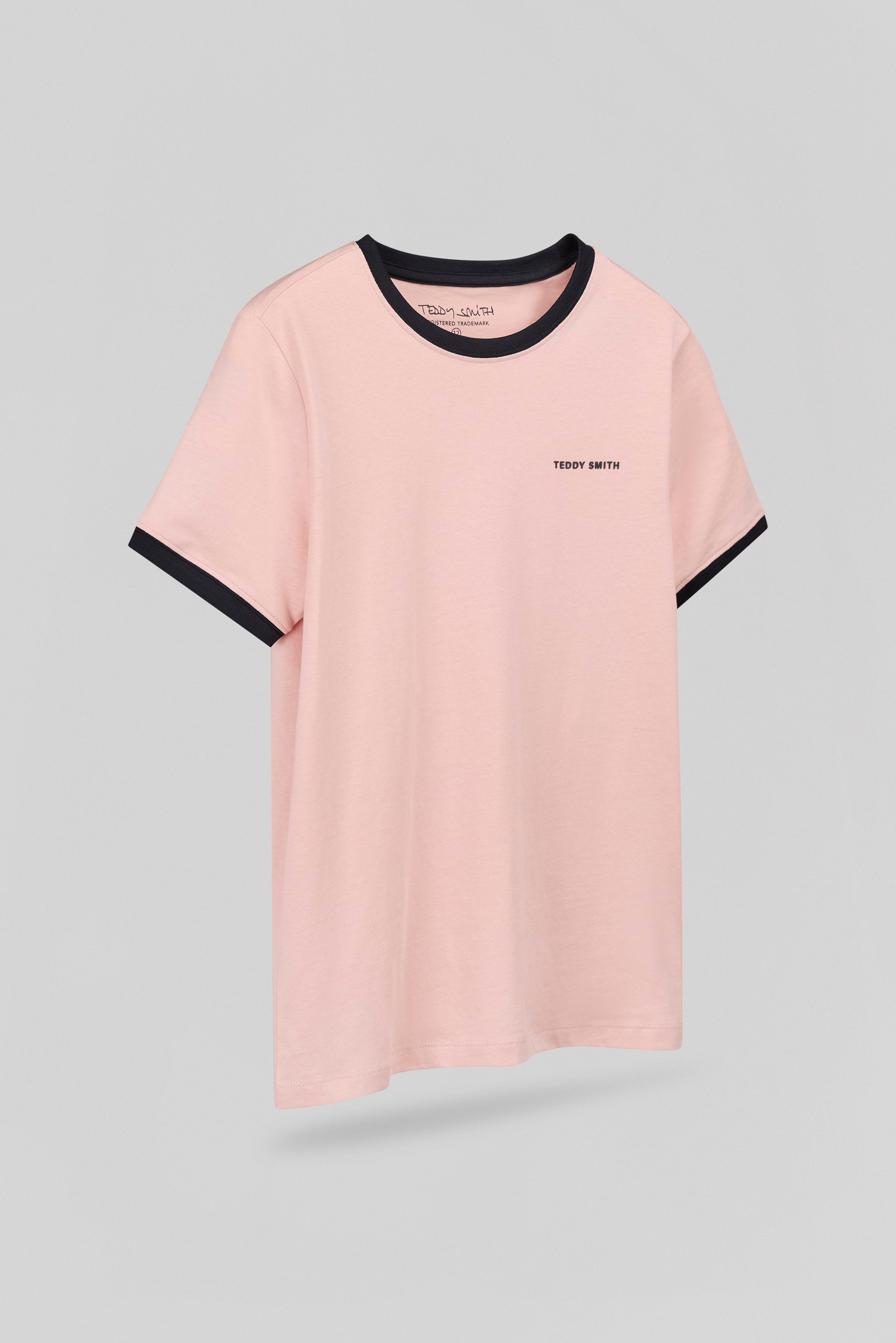 T-shirt col rond THE TEE 2 R MC JR ROSE PASTEL - Teddy Smith
