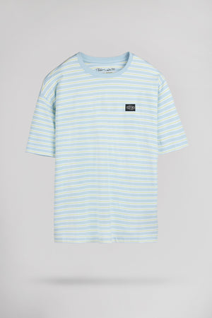 T-shirt T-STRY MC JR PASTEL BLUE - Teddy Smith