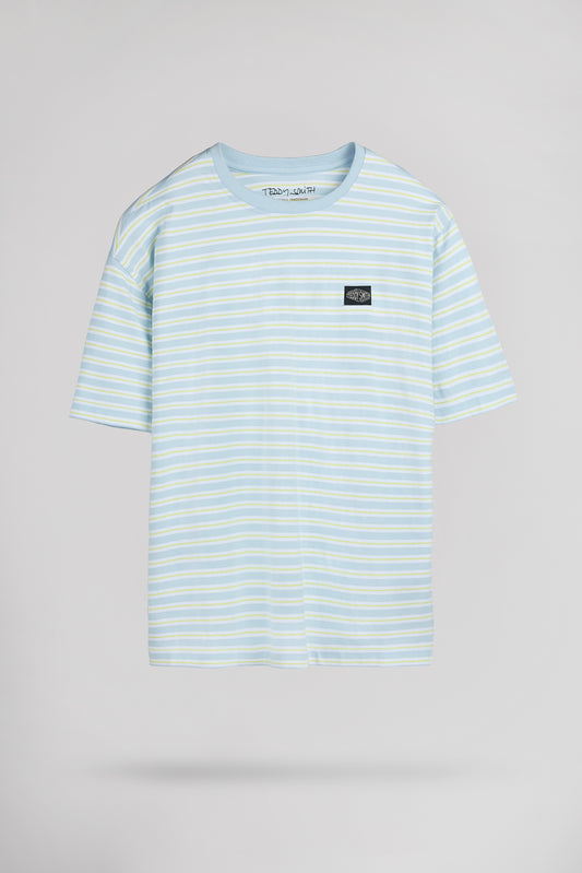 T-shirt vintage à rayures bleues pour enfants T-shirt vintage à rayures bleues pour enfants