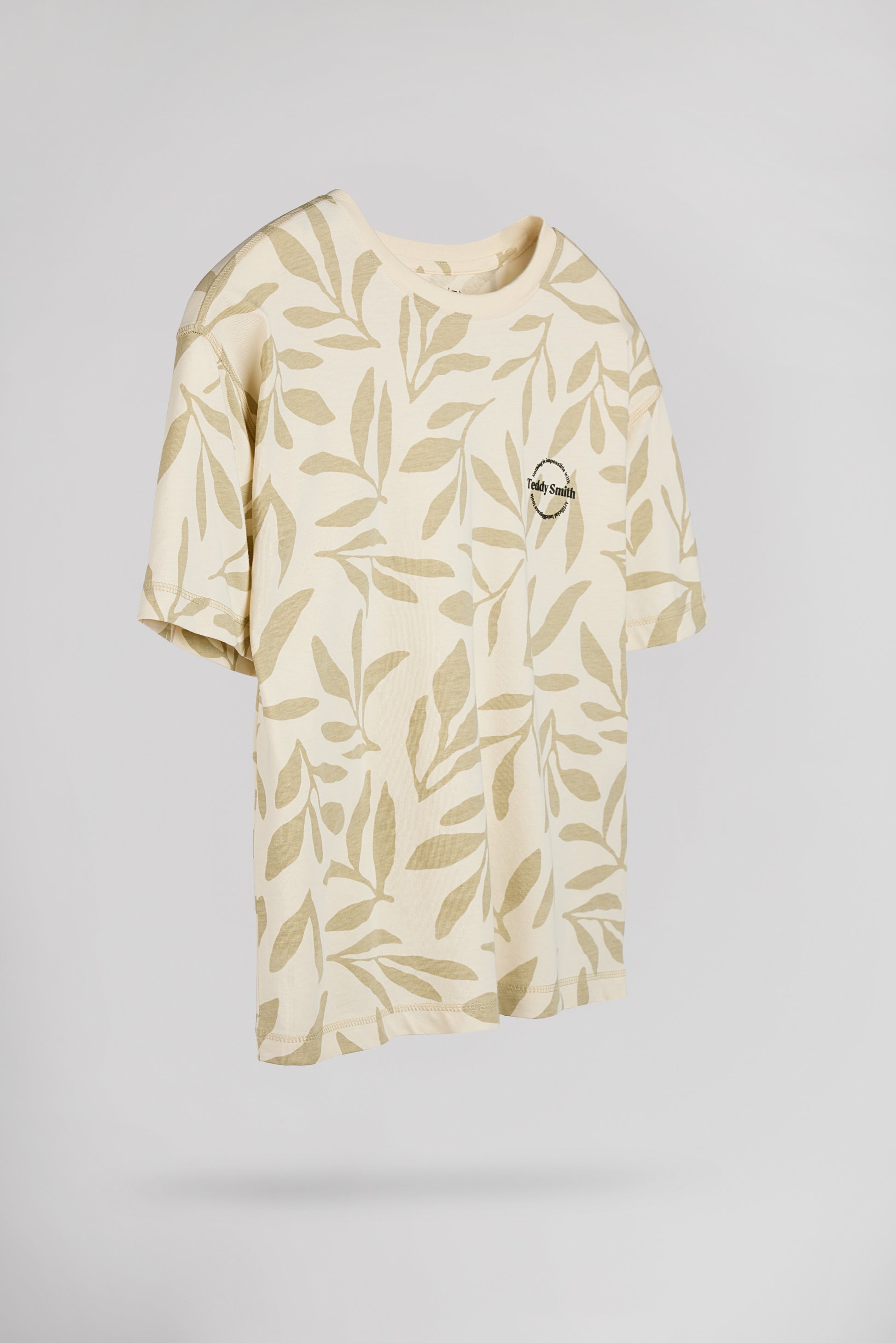 T-shirt T-ARESK MC JR CREAM - Teddy Smith