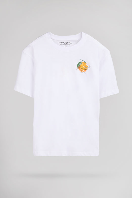 Achat T-shirt T-SPORTY MC JR BLANC - Teddy Smith