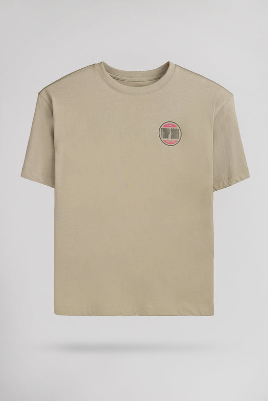 Achat T-shirt T-CARS MC JR BLEACH KAKI - Teddy Smith