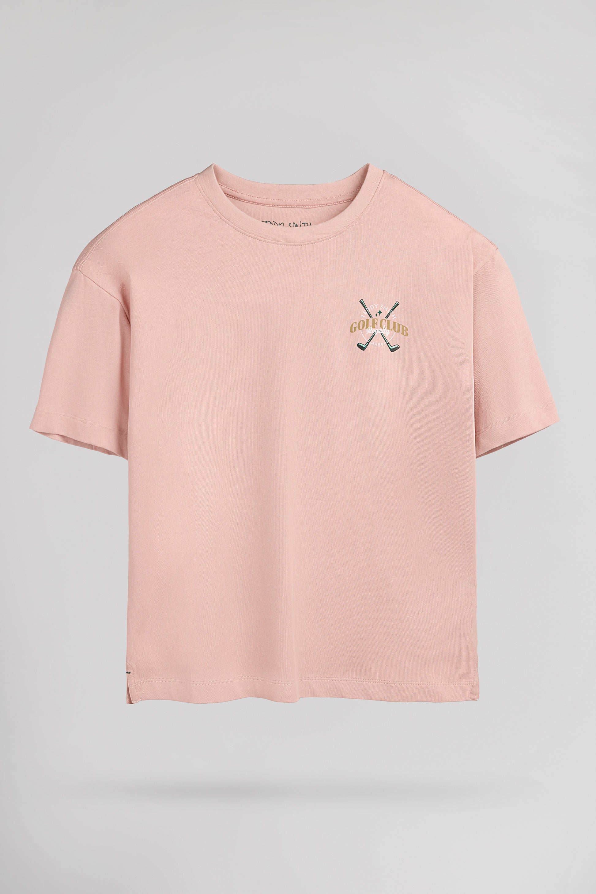 T-shirt T-DAMIEN MC JR ROSE PASTEL - Teddy Smith