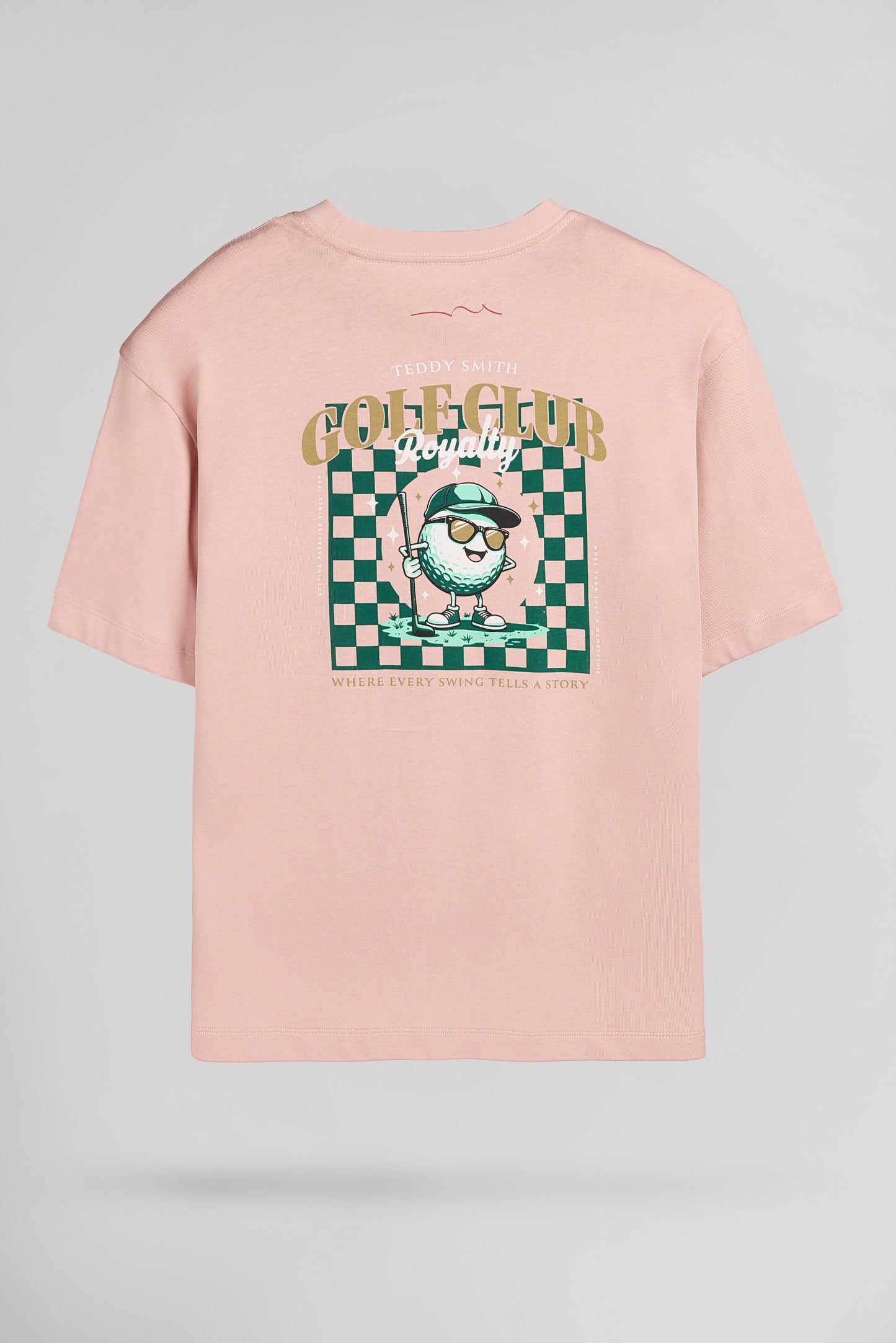 T-shirt T-DAMIEN MC JR ROSE PASTEL - Teddy Smith