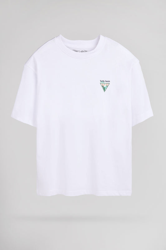 Achat T-shirt T-LAB MC JR BLANC - Teddy Smith