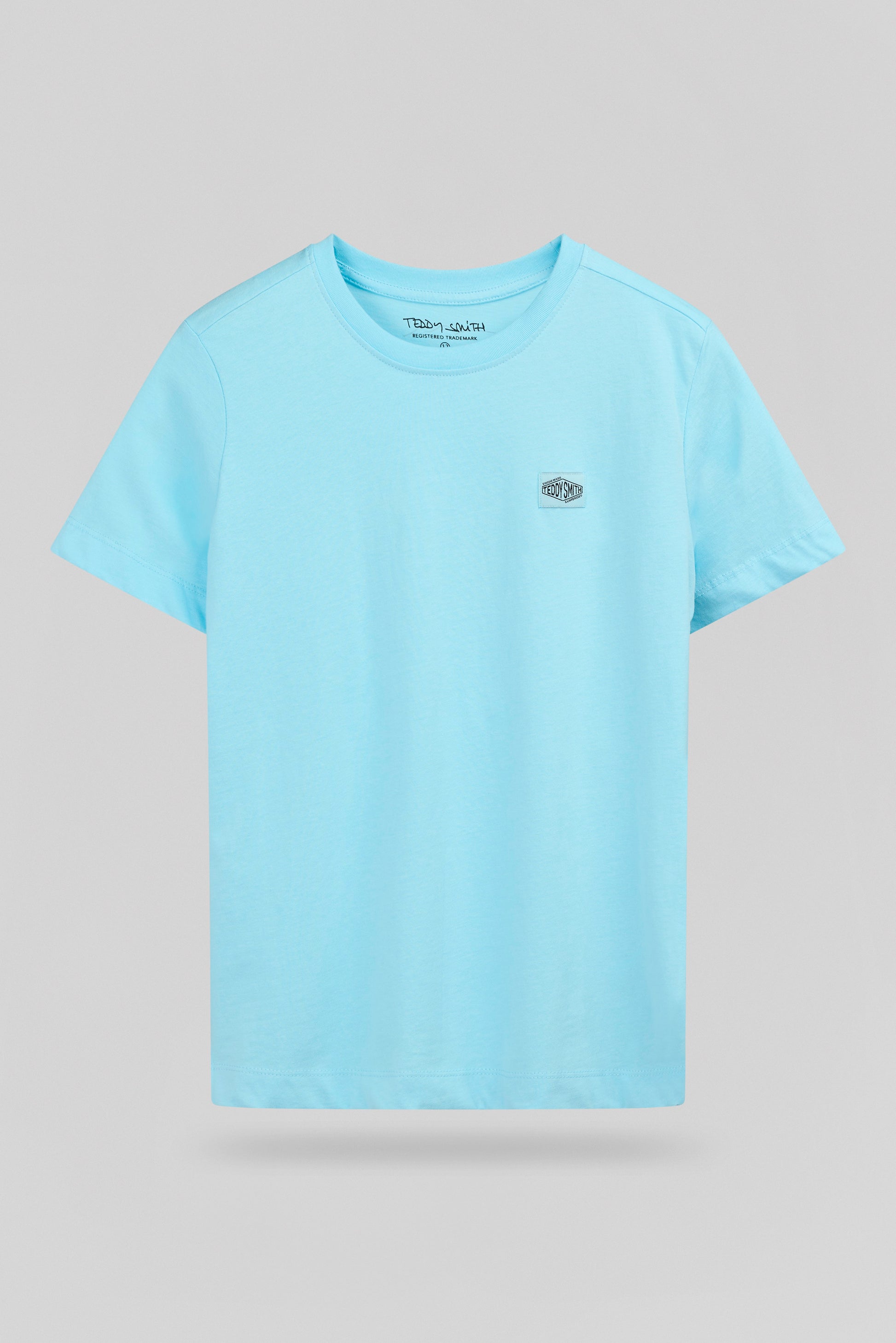 T-shirt col rond T-LIONEL MC JR BLEU LAGON - Teddy Smith