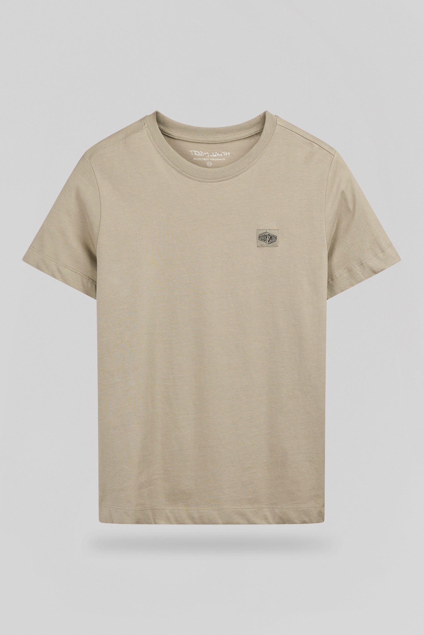 T-shirt col rond T-LIONEL MC JR BLEACH KAKI - Teddy Smith