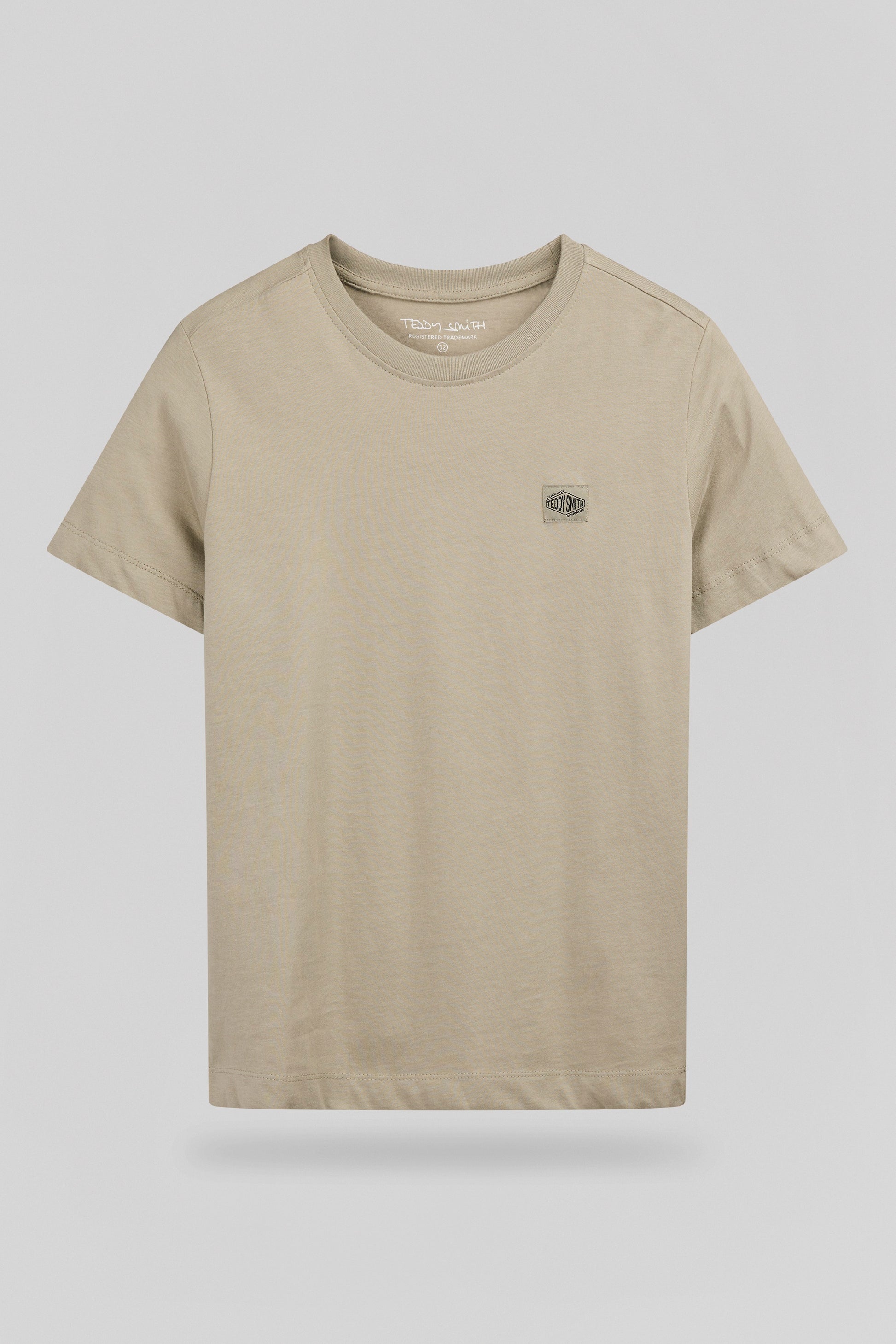 T-shirt col rond T-LIONEL MC JR BLEACH KAKI - Teddy Smith