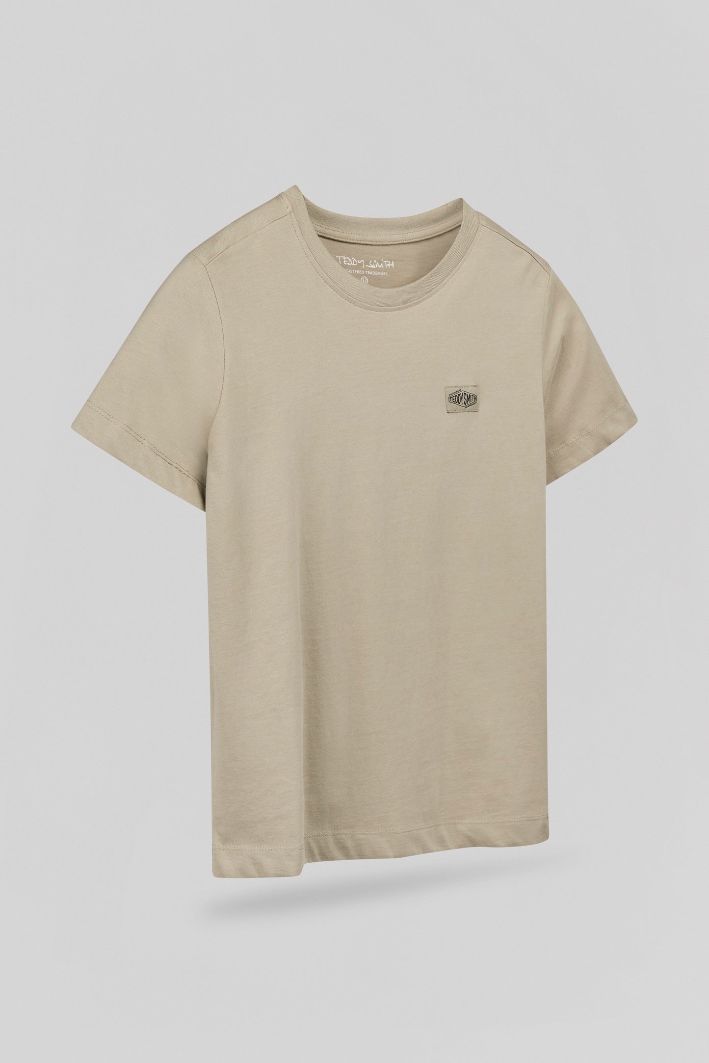 T-shirt col rond T-LIONEL MC JR BLEACH KAKI - Teddy Smith
