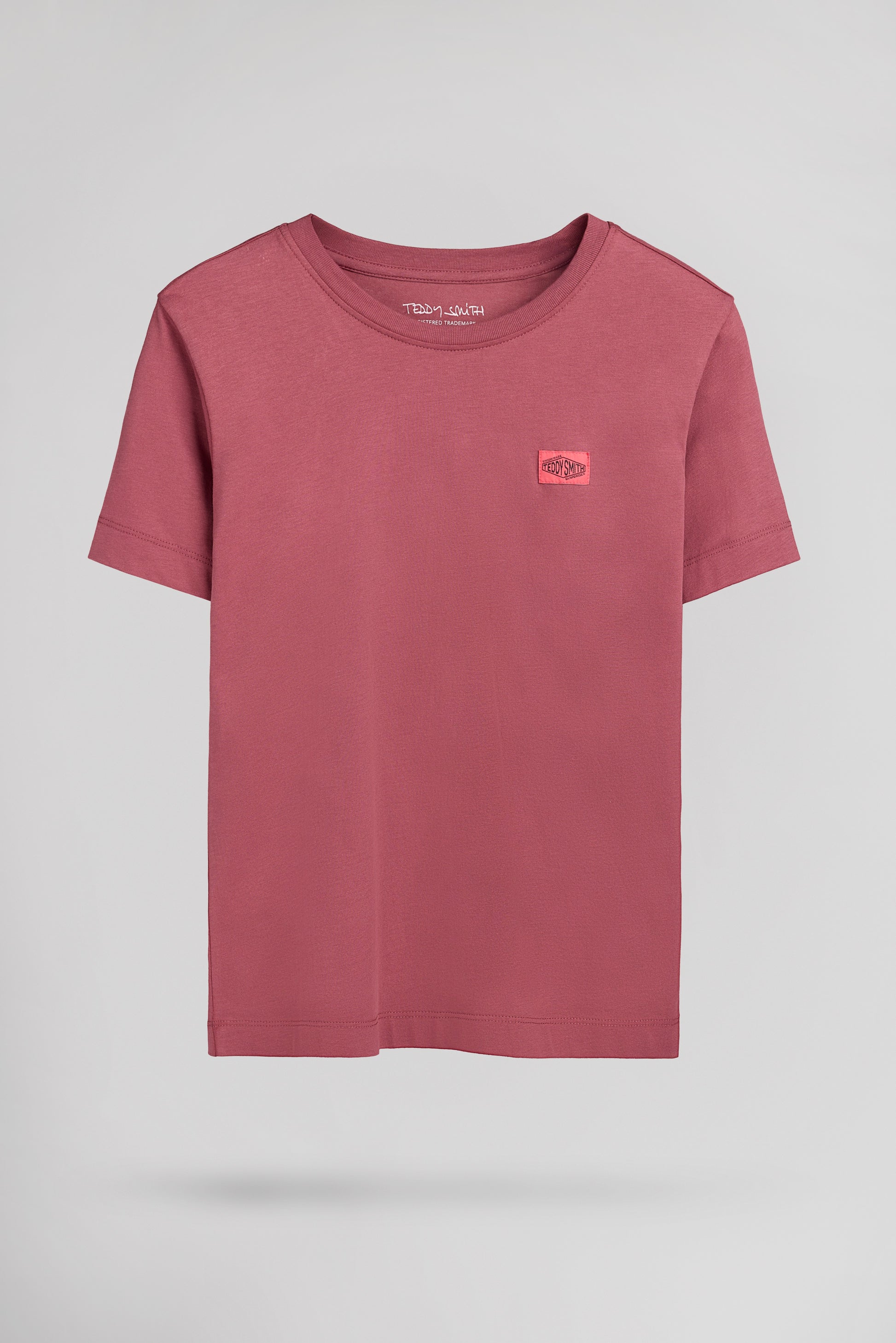 T-shirt T-LIONEL MC JR FRAMBOISE FONCE - Teddy Smith