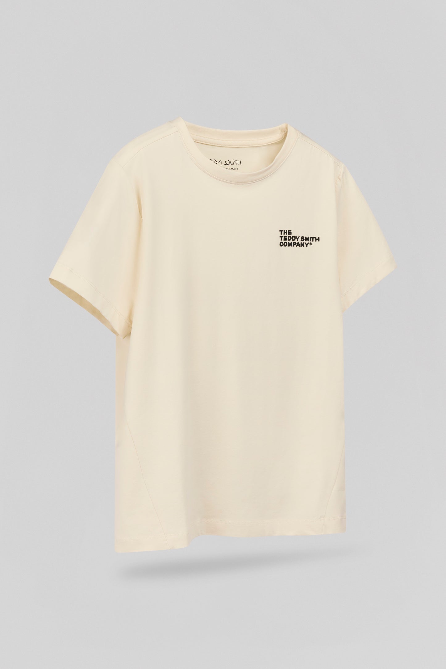T-shirt ajusté T-COMPANY MC JR CREAM - Teddy Smith