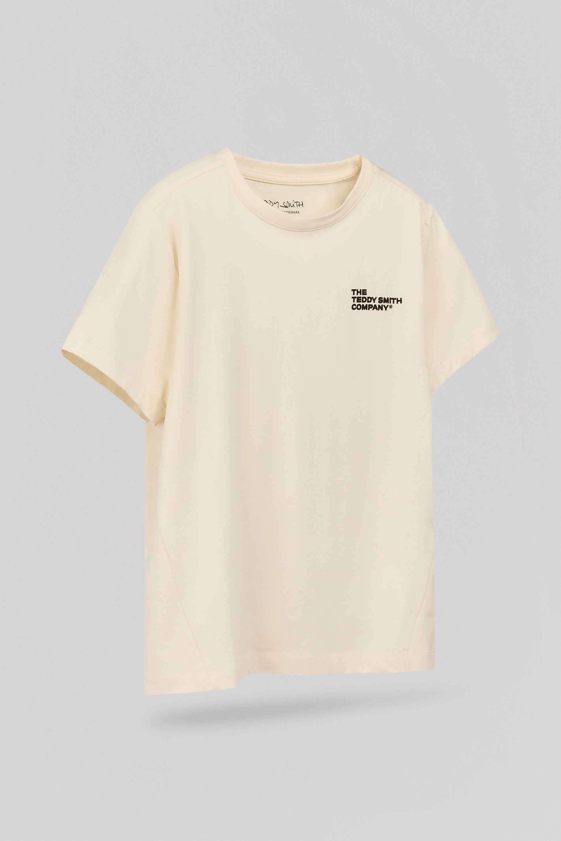 T-shirt ajusté T-COMPANY MC JR CREAM - Teddy Smith