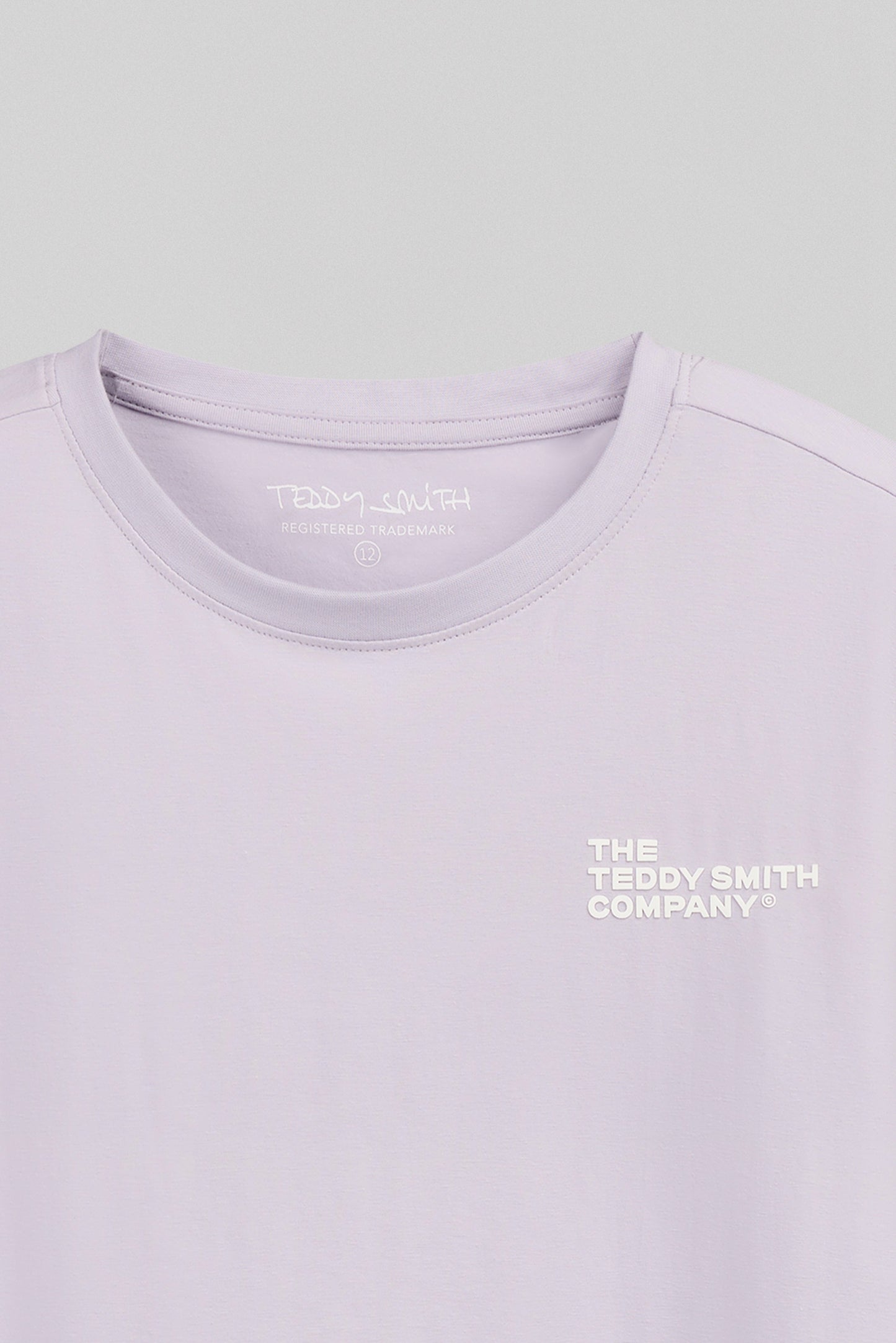 T-shirt ajusté T-COMPANY MC JR LAVANDE - Teddy Smith