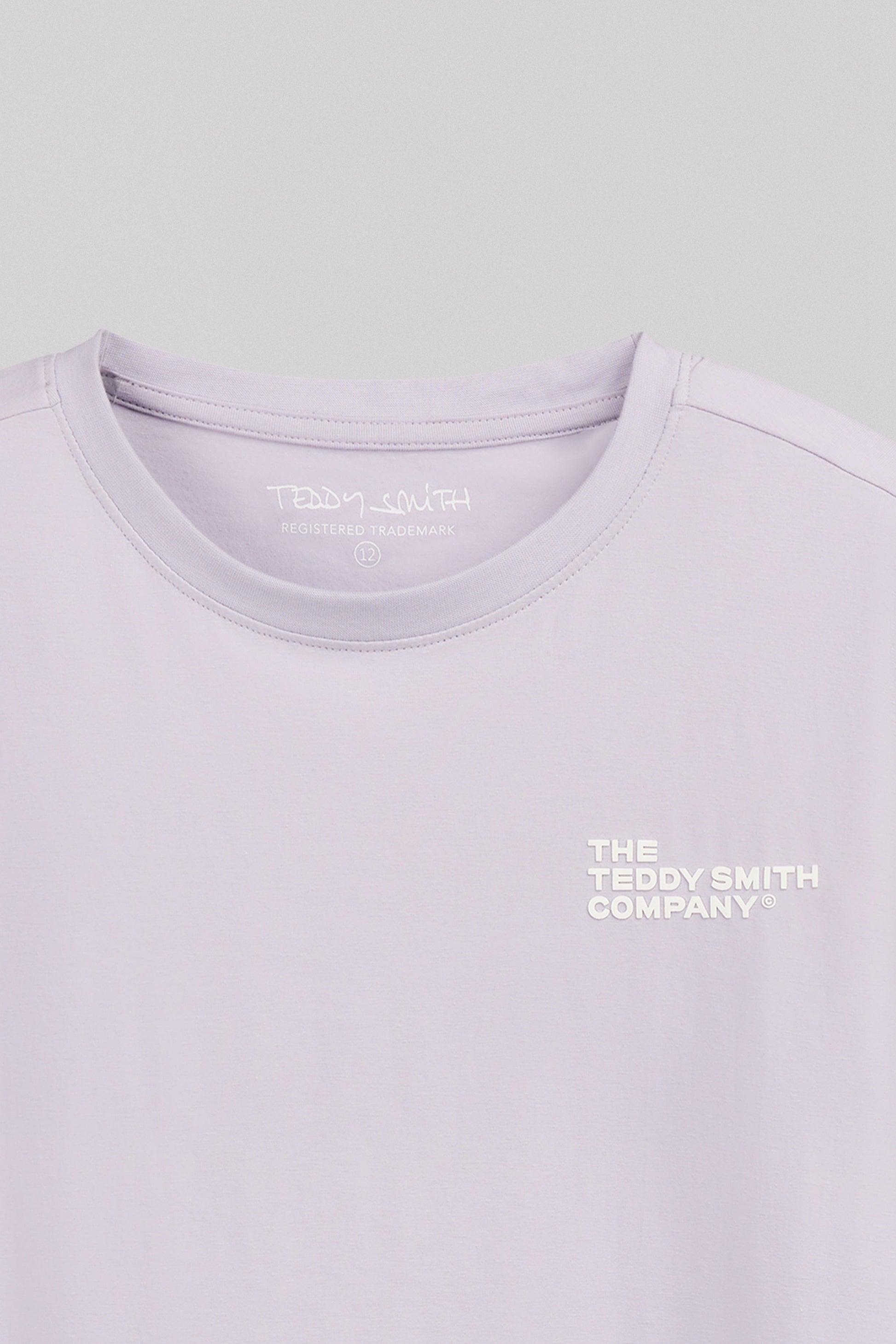 T-shirt ajusté T-COMPANY MC JR LAVANDE - Teddy Smith