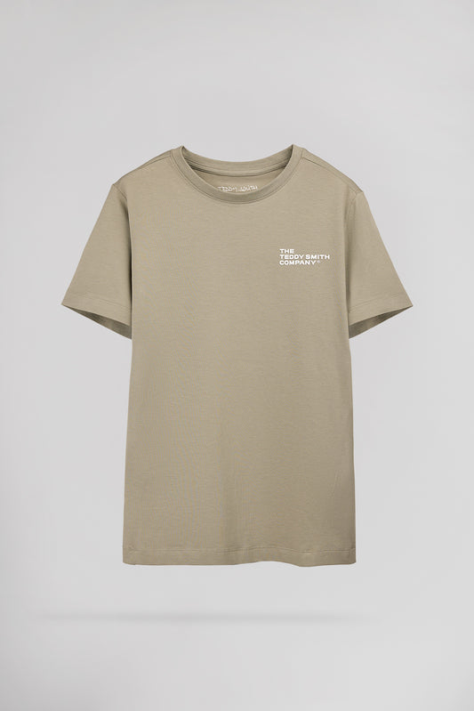 Achat T-shirt T-COMPANY MC JR BLEACH KAKI