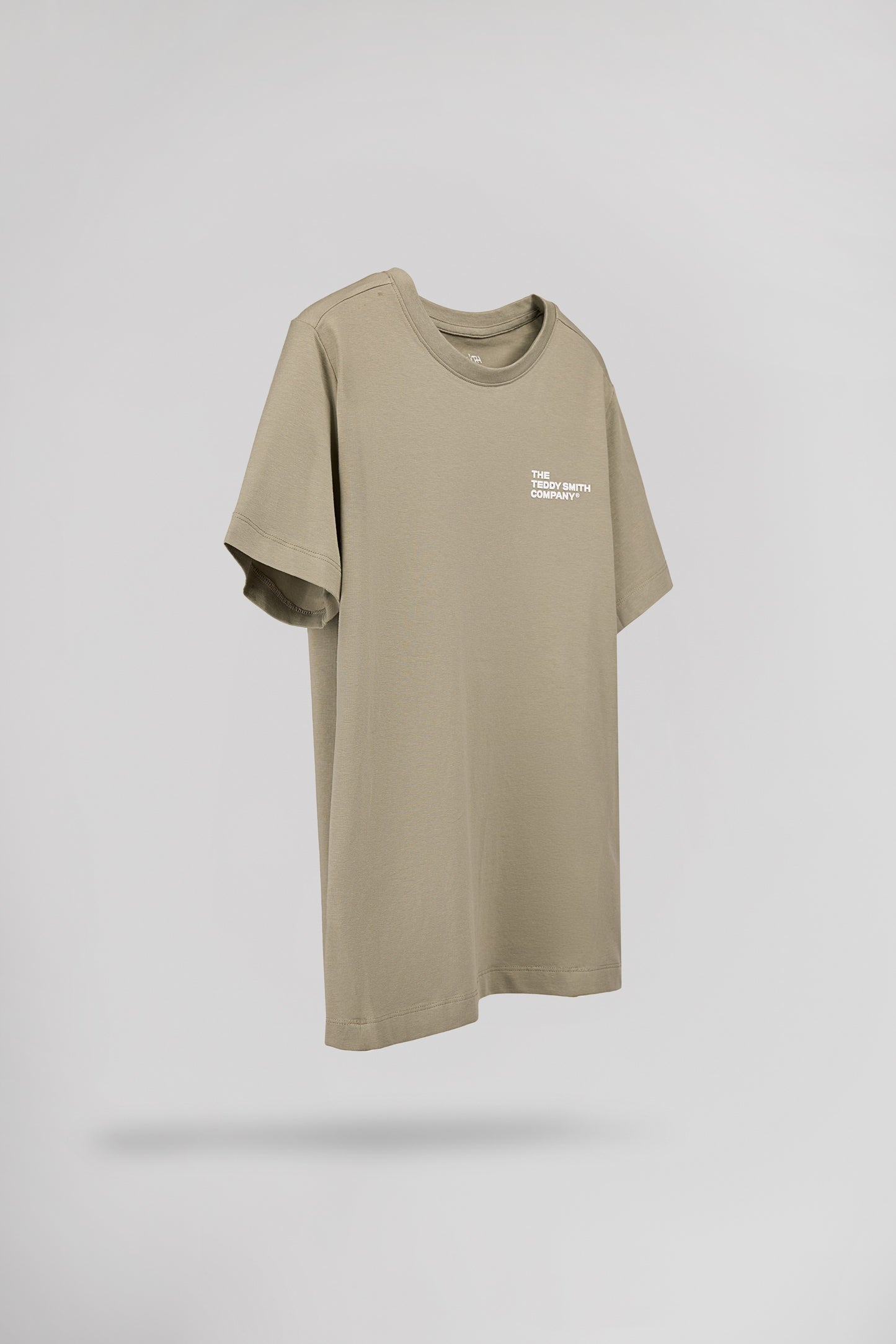 T-shirt T-COMPANY MC JR BLEACH KAKI