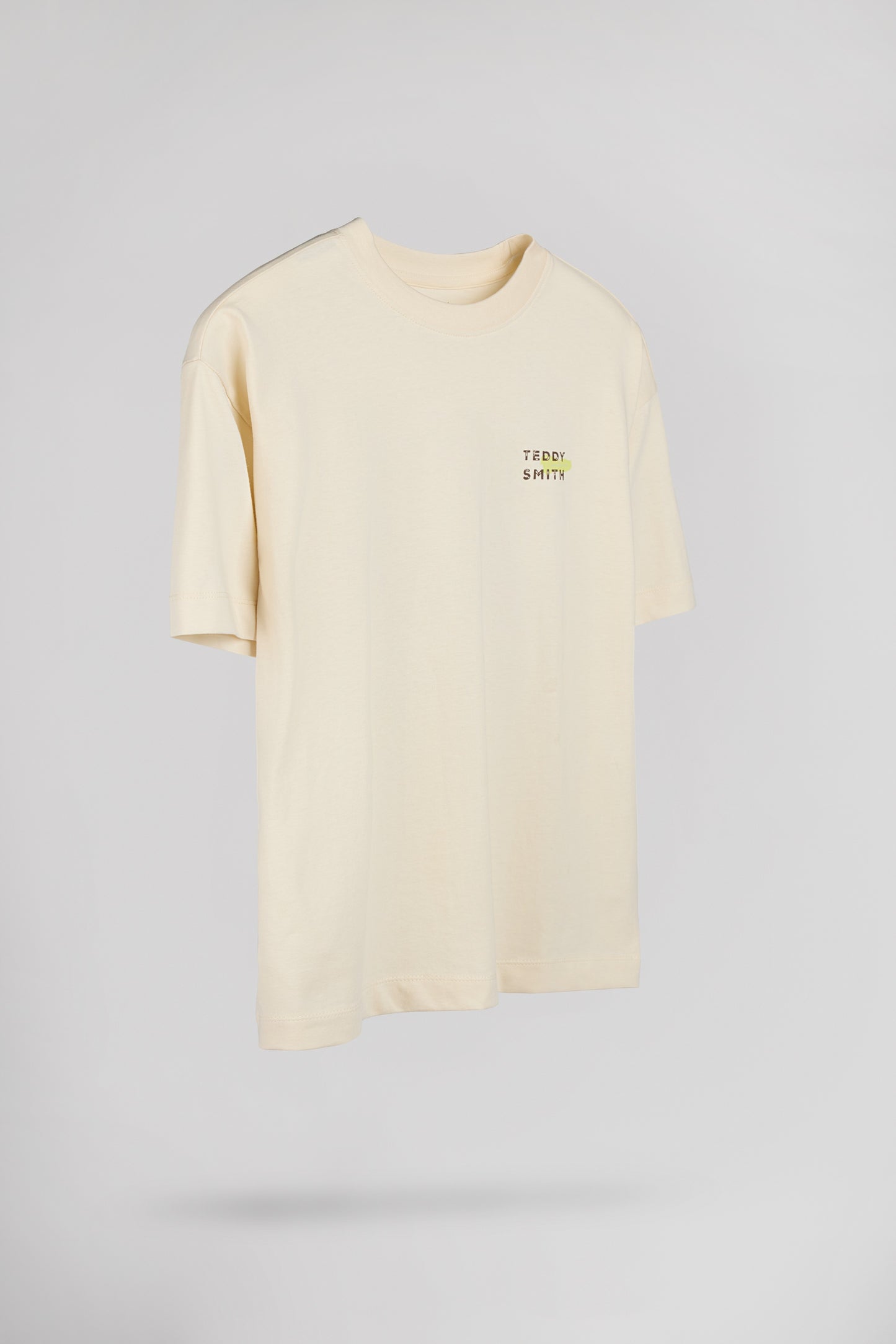 T-shirt T-RAYMOND MC JR CREAM - Teddy Smith