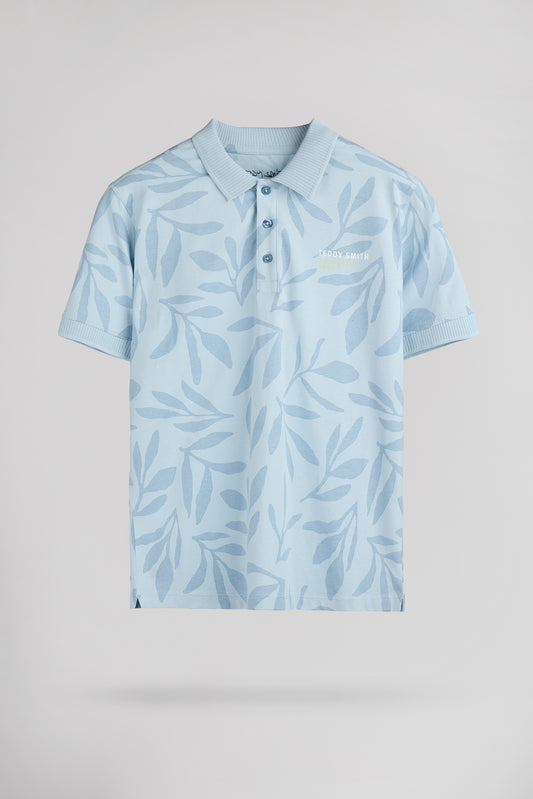 Achat Polo P-ARES MC JR PASTEL BLUE - Teddy Smith