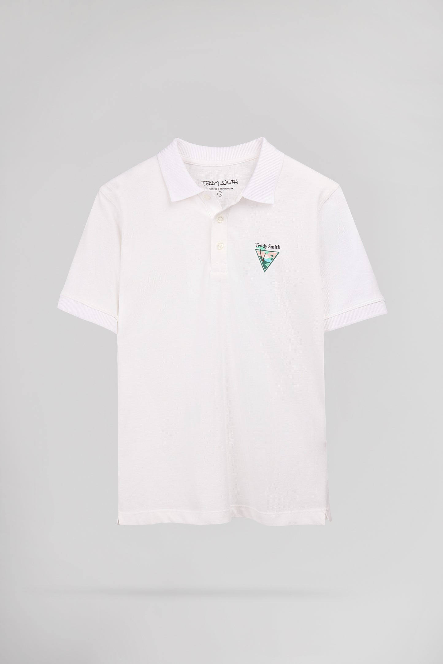 Polo P-LARY MC JR BLANC