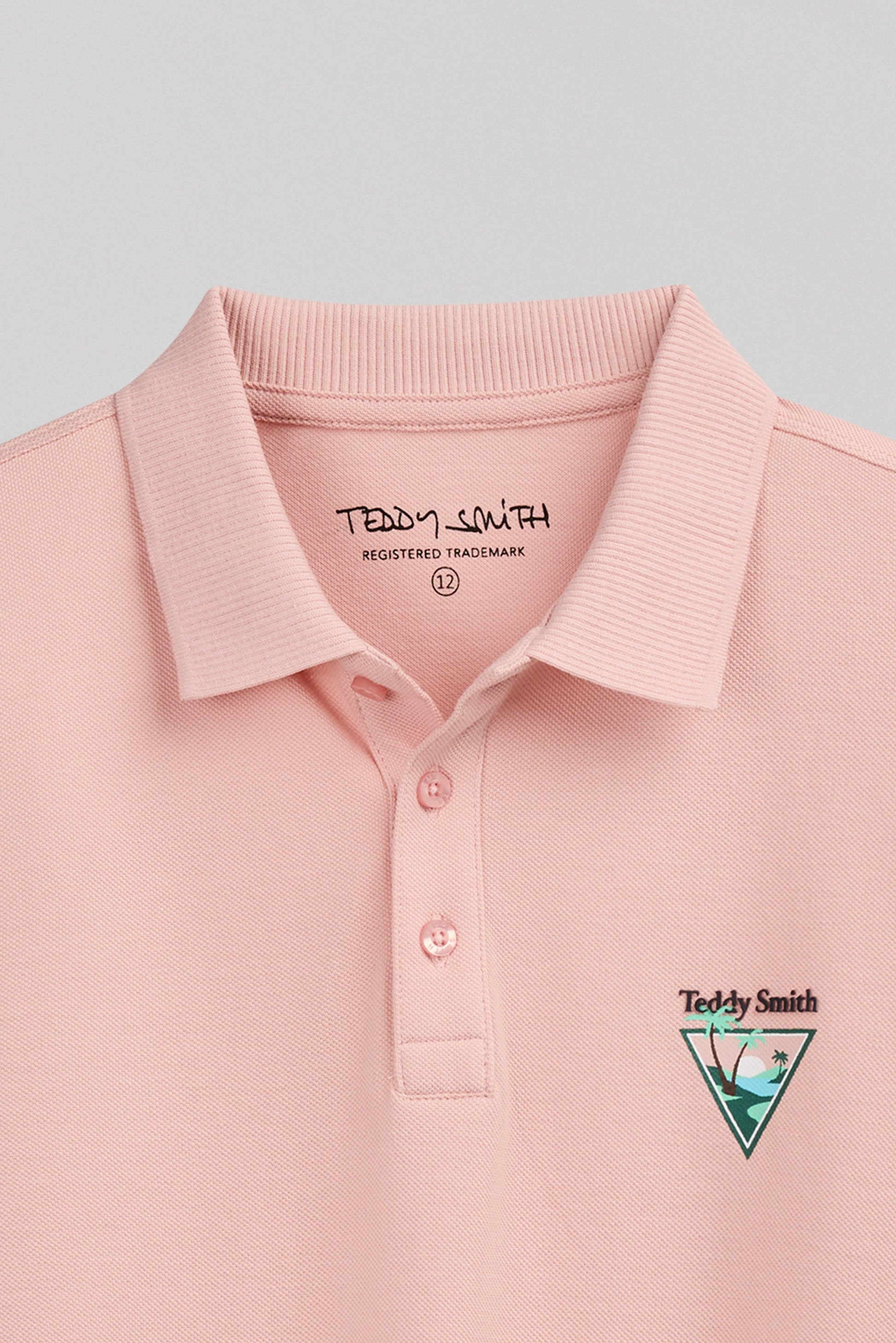 Polo P-LARY MC JR ROSE PASTEL - Teddy Smith