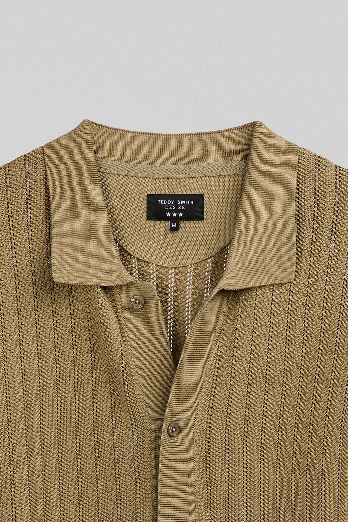 Chemise C-DARLEY MC KAKI SABLE - Teddy Smith