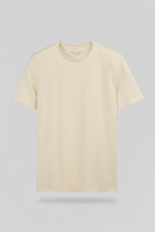 Achat T-shirt T-PERRY MC CREAM - Teddy Smith