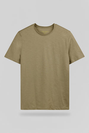 T-shirt T-PERRY MC KAKI SABLE - Teddy Smith