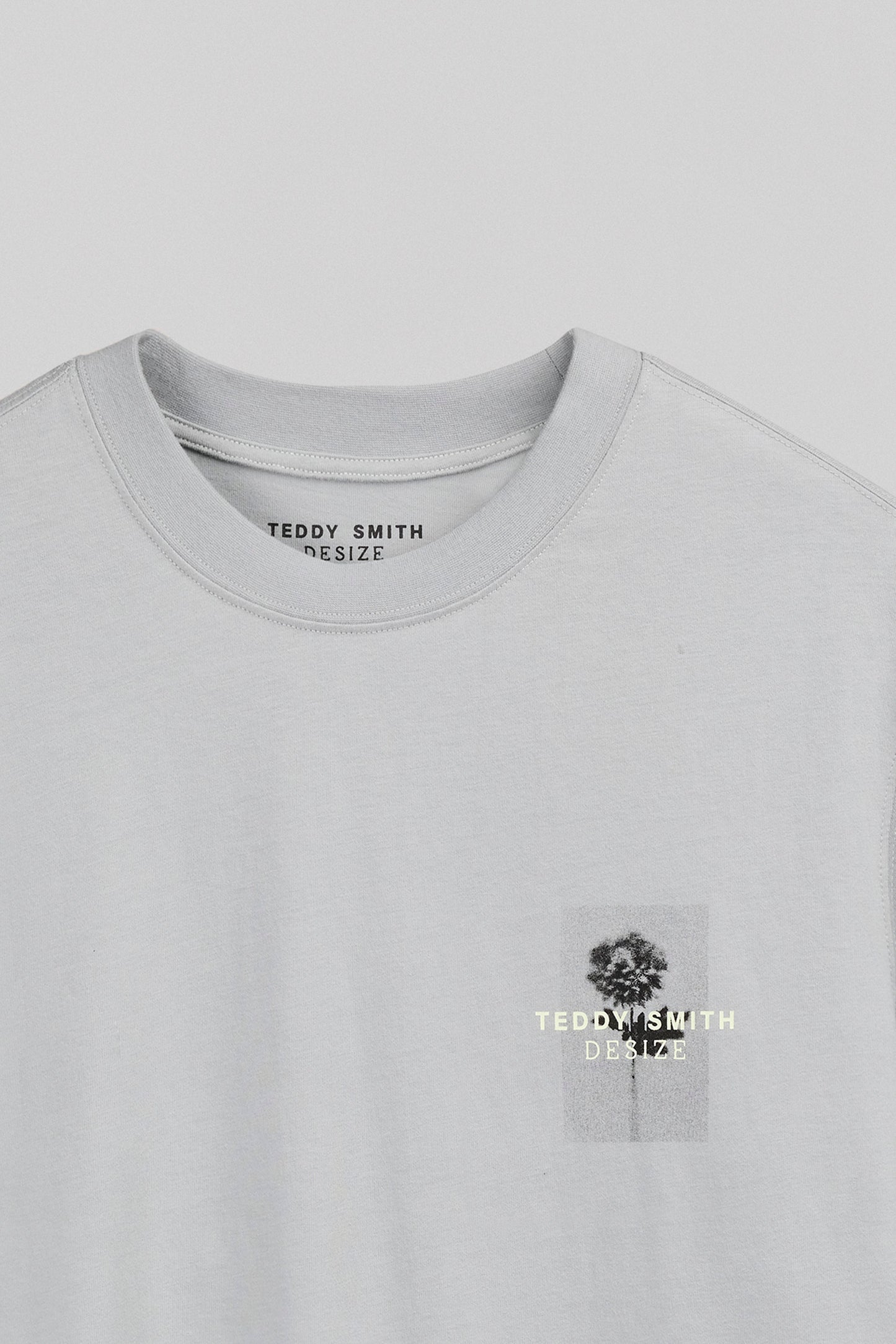 T-shirt ample T-ARTIST MC BLEU FUME - Teddy Smith