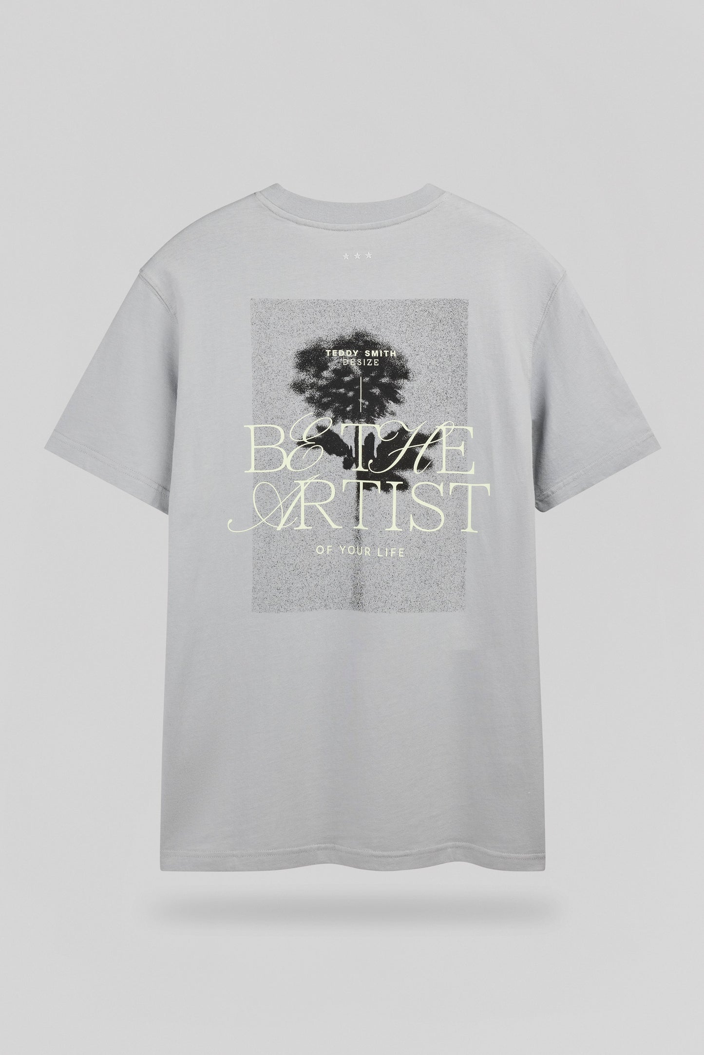 T-shirt ample T-ARTIST MC BLEU FUME - Teddy Smith