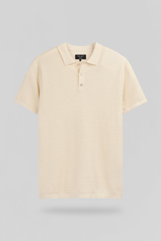 Achat Polo P-RIO MC CREAM - Teddy Smith