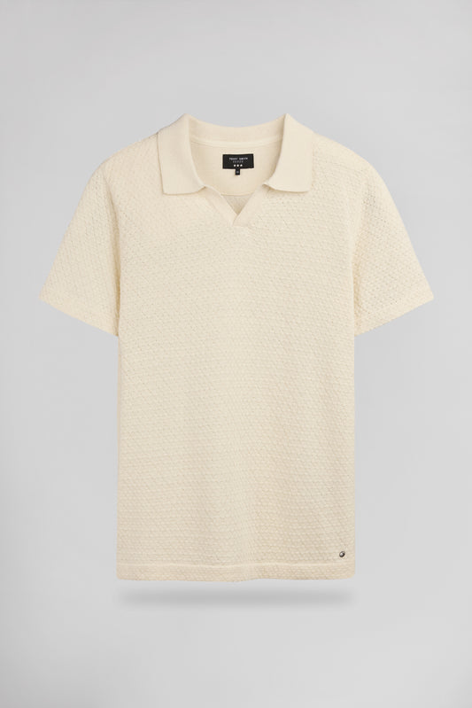 Achat Polo P-INDIE MC CREAM - Teddy Smith