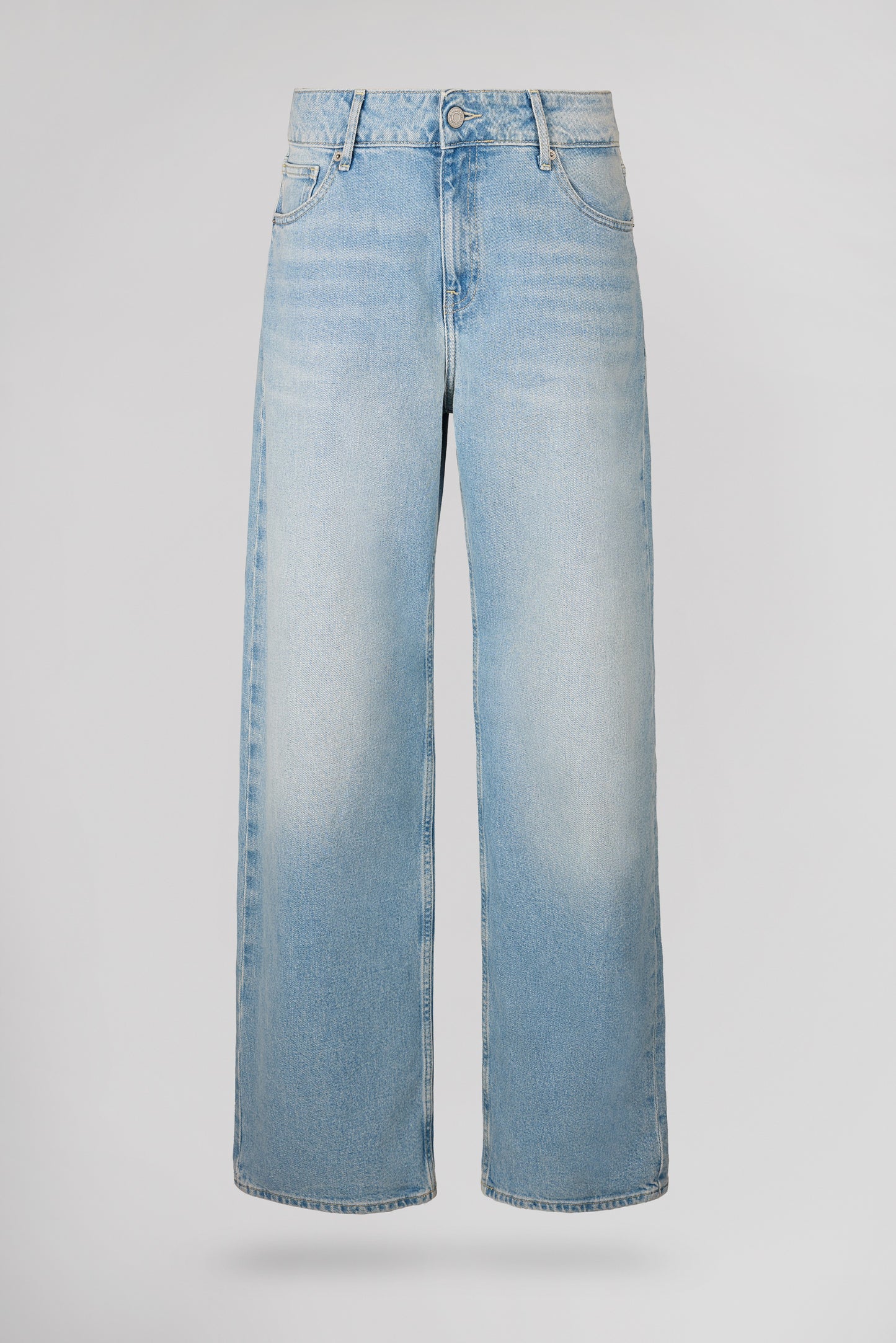 Jean droit taille basse TOMBOY FRIPP/INDIGO CLAIR