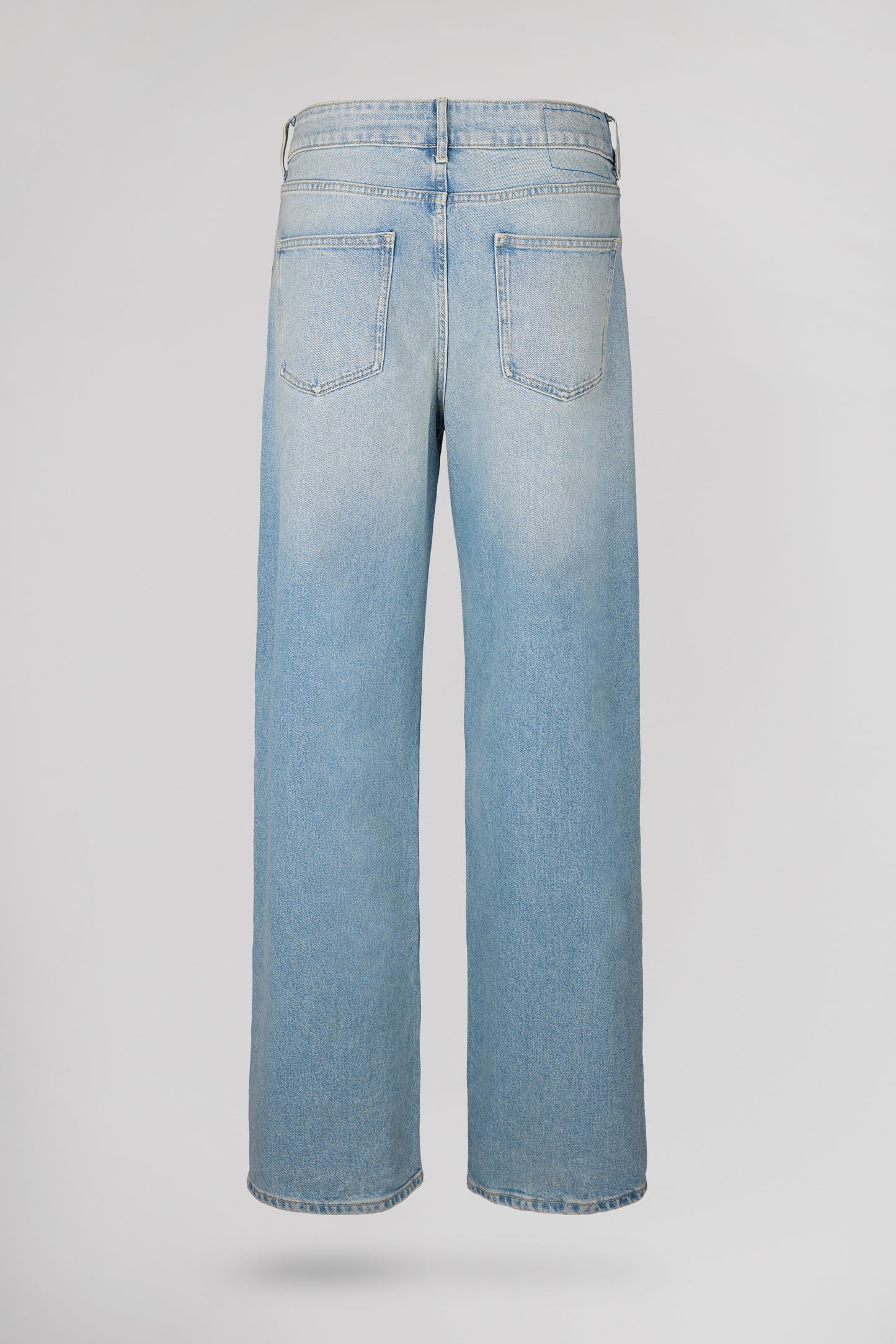 Jean droit taille basse TOMBOY FRIPP/INDIGO CLAIR