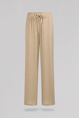 Pantalon droit large P-LYNET BEIGE